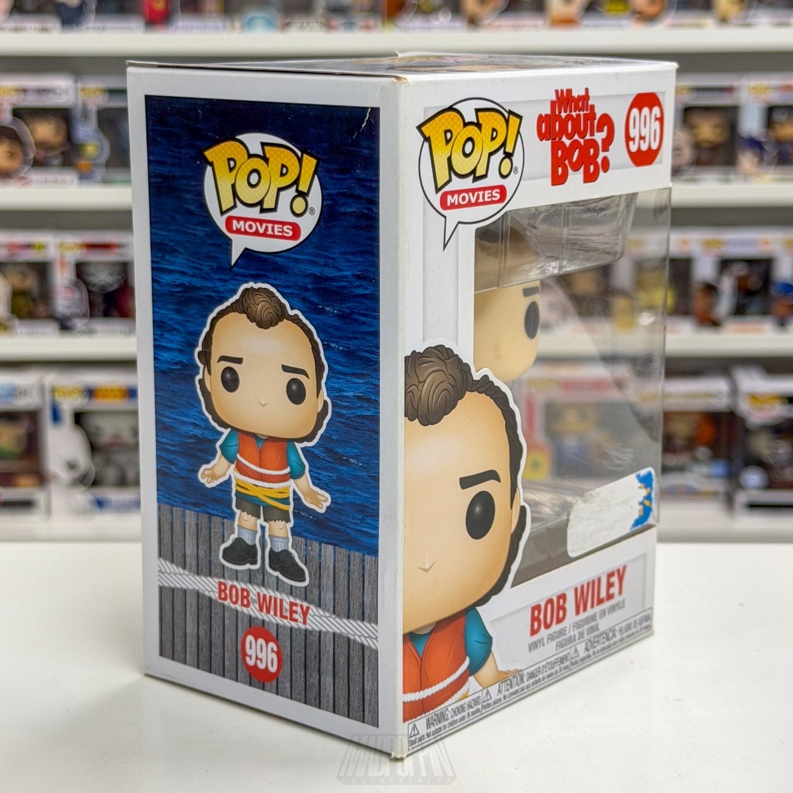 Funko Pop Movies What About Bob Wiley Life Vest Walmart 996 Comedy Vinyl Figure