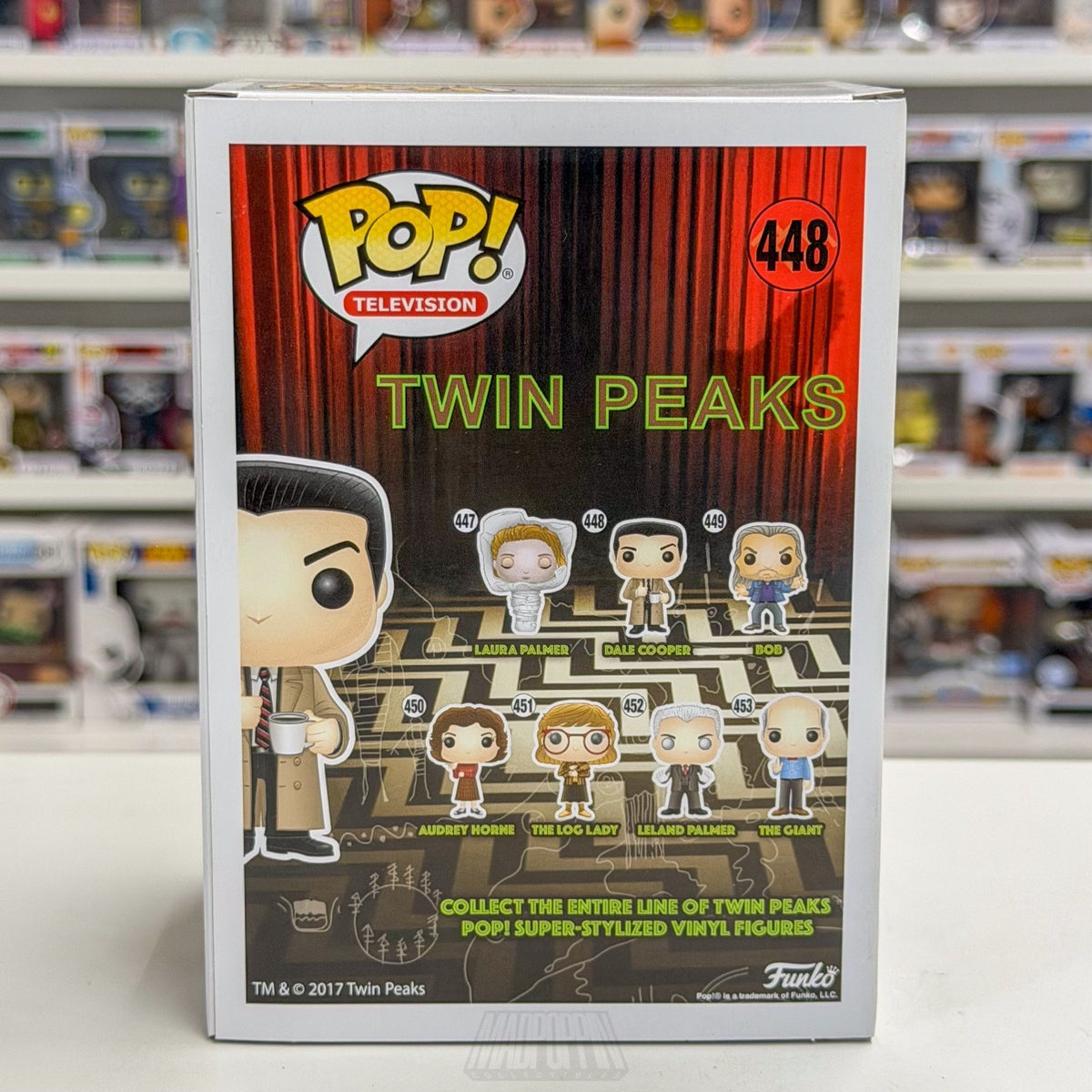 Funko Pop TV Twin Peaks Agent Dale Cooper w/Mug 448 Vaulted Rare Vinyl Figure