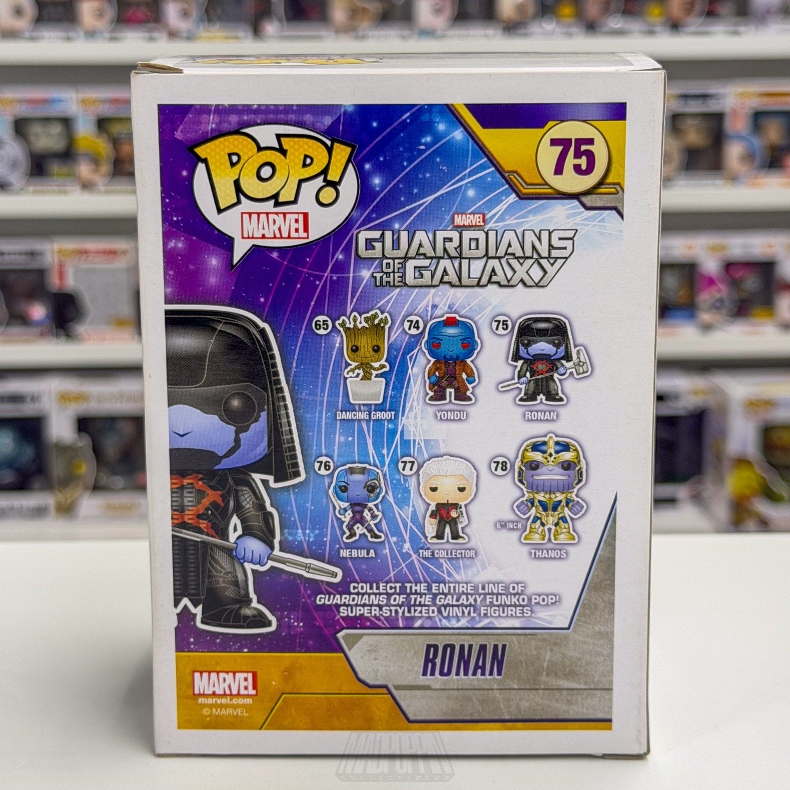 Funko Pop Marvel Guardians of the Galaxy Ronan the Accuser 75 Toy Vinyl Figure