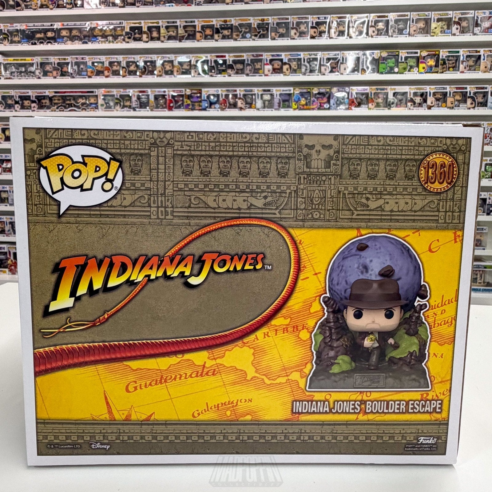 Funko Pop Movie Moment Indiana Indy Jones Boulder Escape 1360 Toy Vinyl Figure