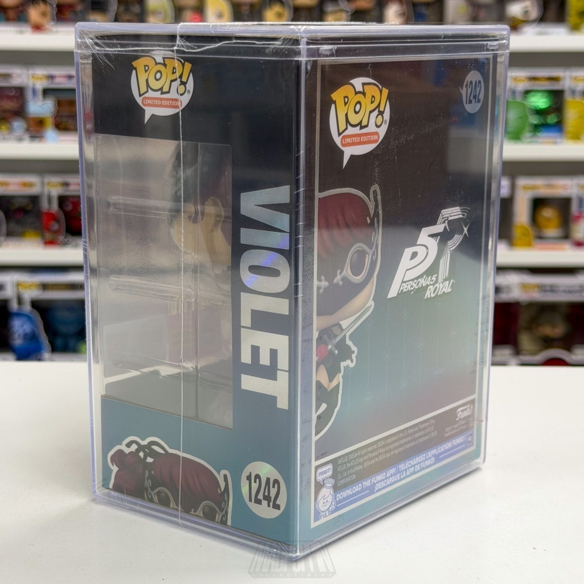 Funko Pop Games Persona 5 Violet 1242 SDCC 2026 Royal GRAIL OFFICIAL CON STICKER