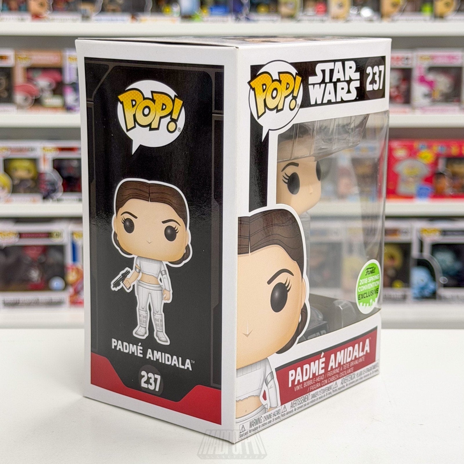 Funko Pop Star Wars Episode II Attack of Clones Padme Amidala Geonosis ECCC 237