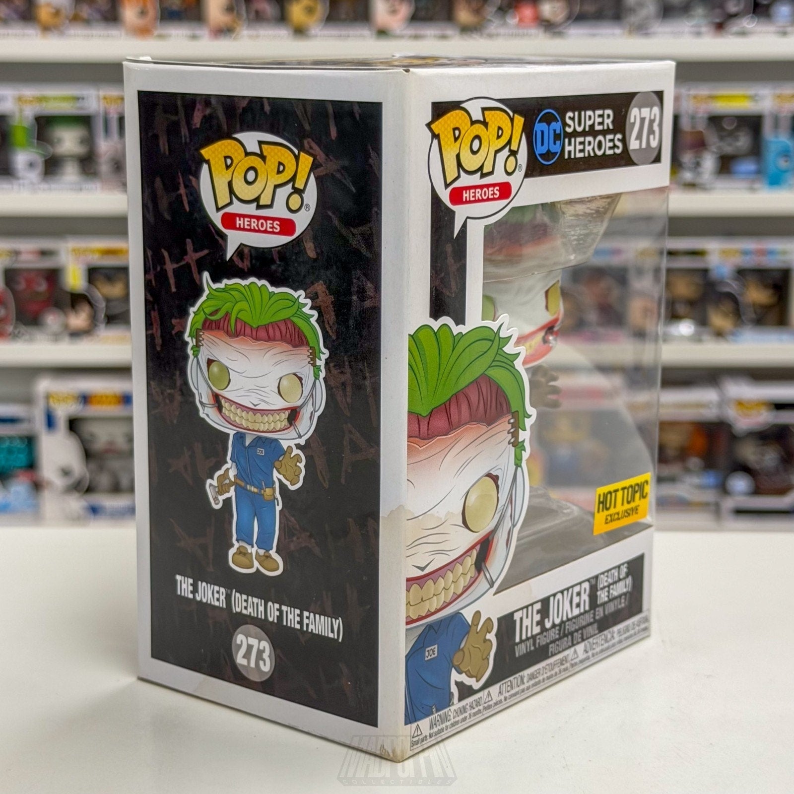 Funko Pop DC Super Heroes The Joker Death of the Family Hot Topic 273 Toy Figure