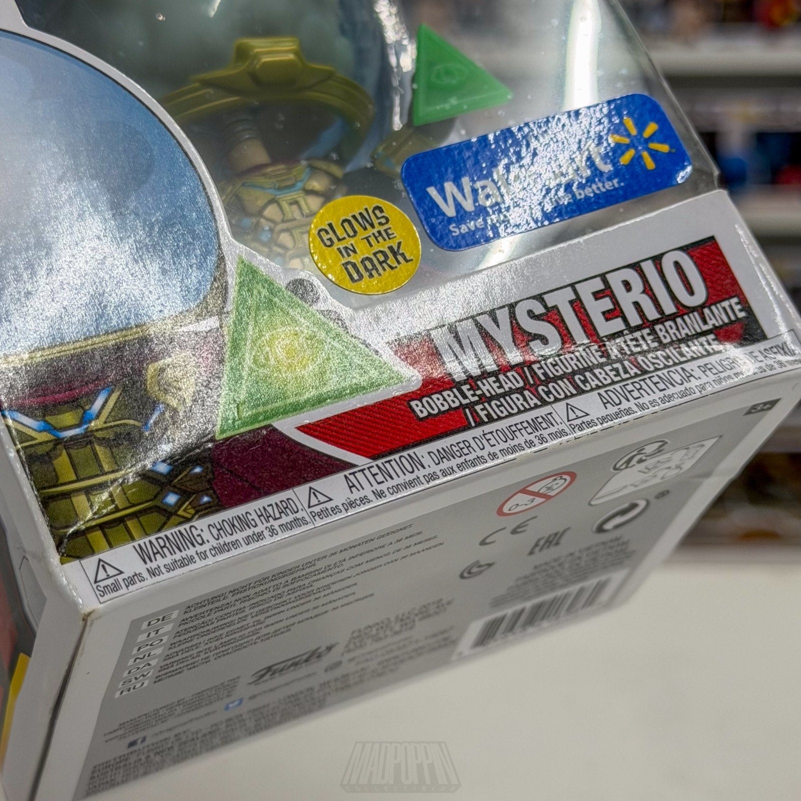 Funko Pop Marvel Spider-Man Far From Home Mysterio Glow Walmart 473 Vinyl Figure
