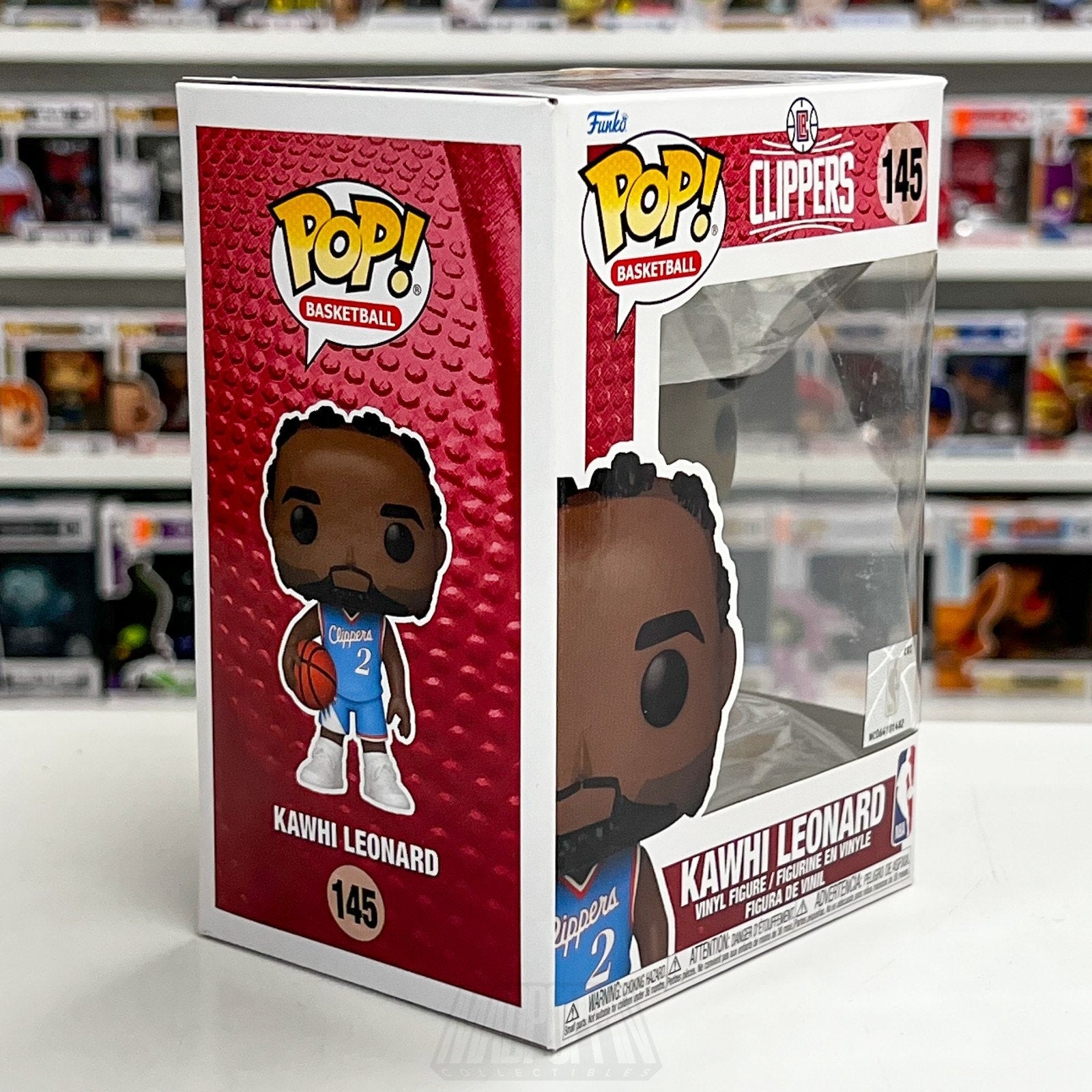Funko Pop NBA Basketball Los Angeles Clippers Kawhi Leonard 145 Toy Vinyl Figure