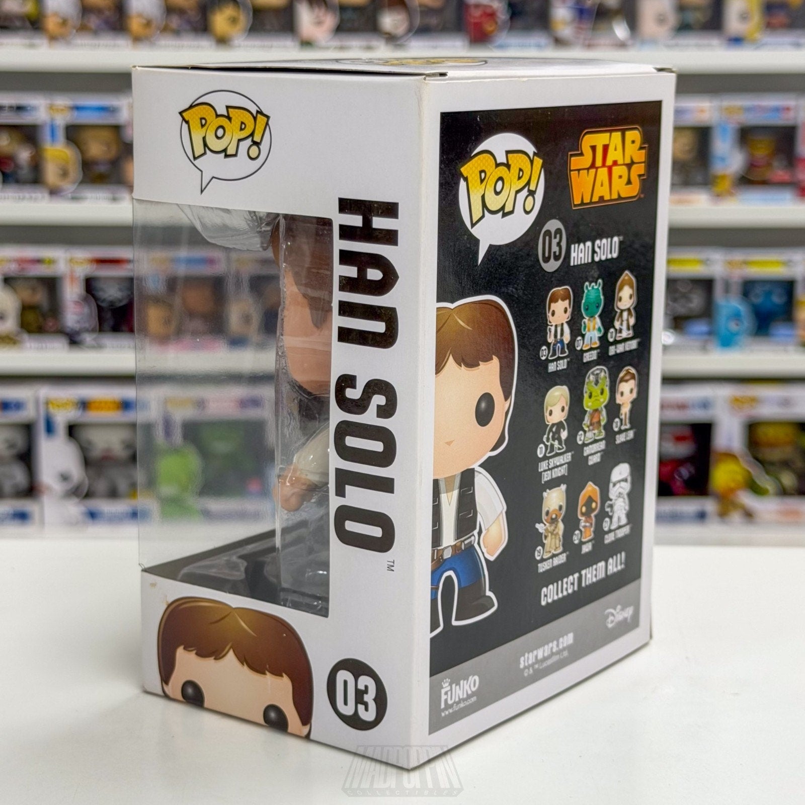 Funko Pop Star Wars Han Solo Black Box Vaulted Edition 03 Smuggler Vinyl Figure