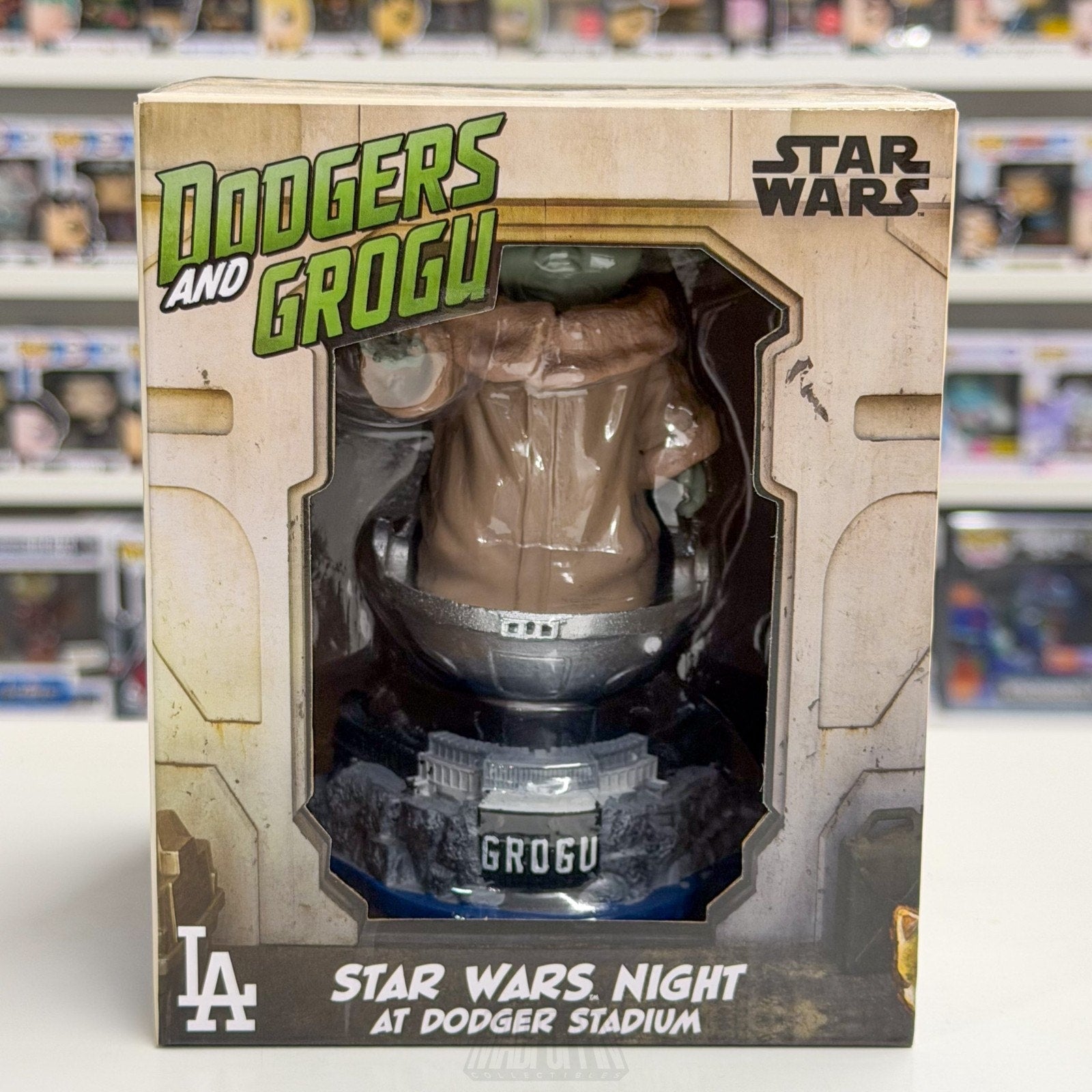 Los Angeles Dodgers Star Wars Grogu Bobblehead Exclusive Giveaway Baby Yoda Toy