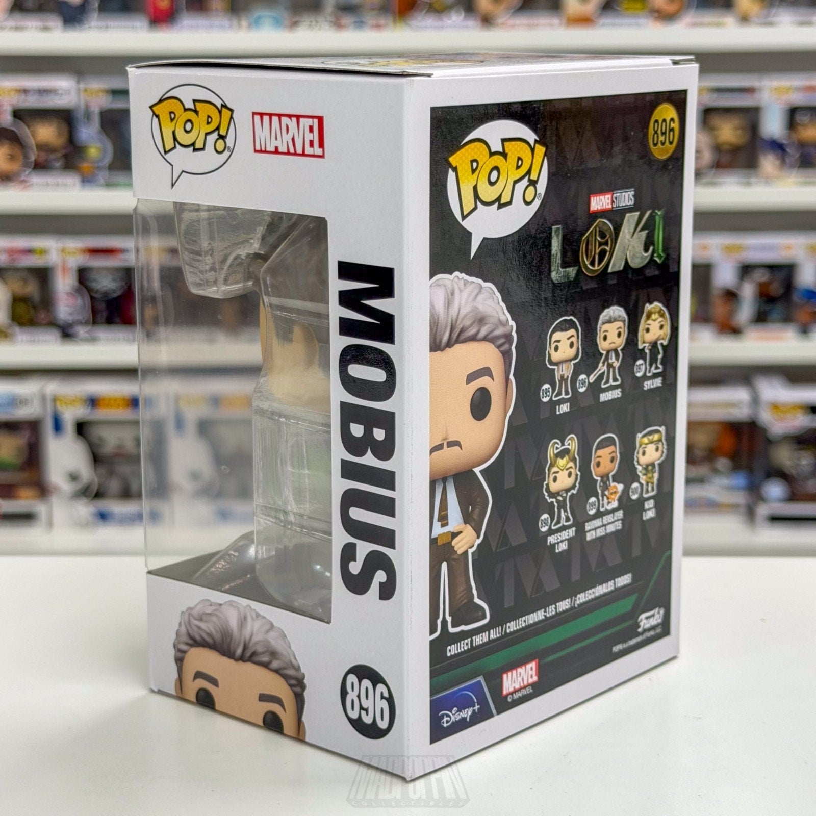 Funko Pop Marvel Studios Loki Mobius 896 MCU TVA Multiverse Toy Vinyl Figure