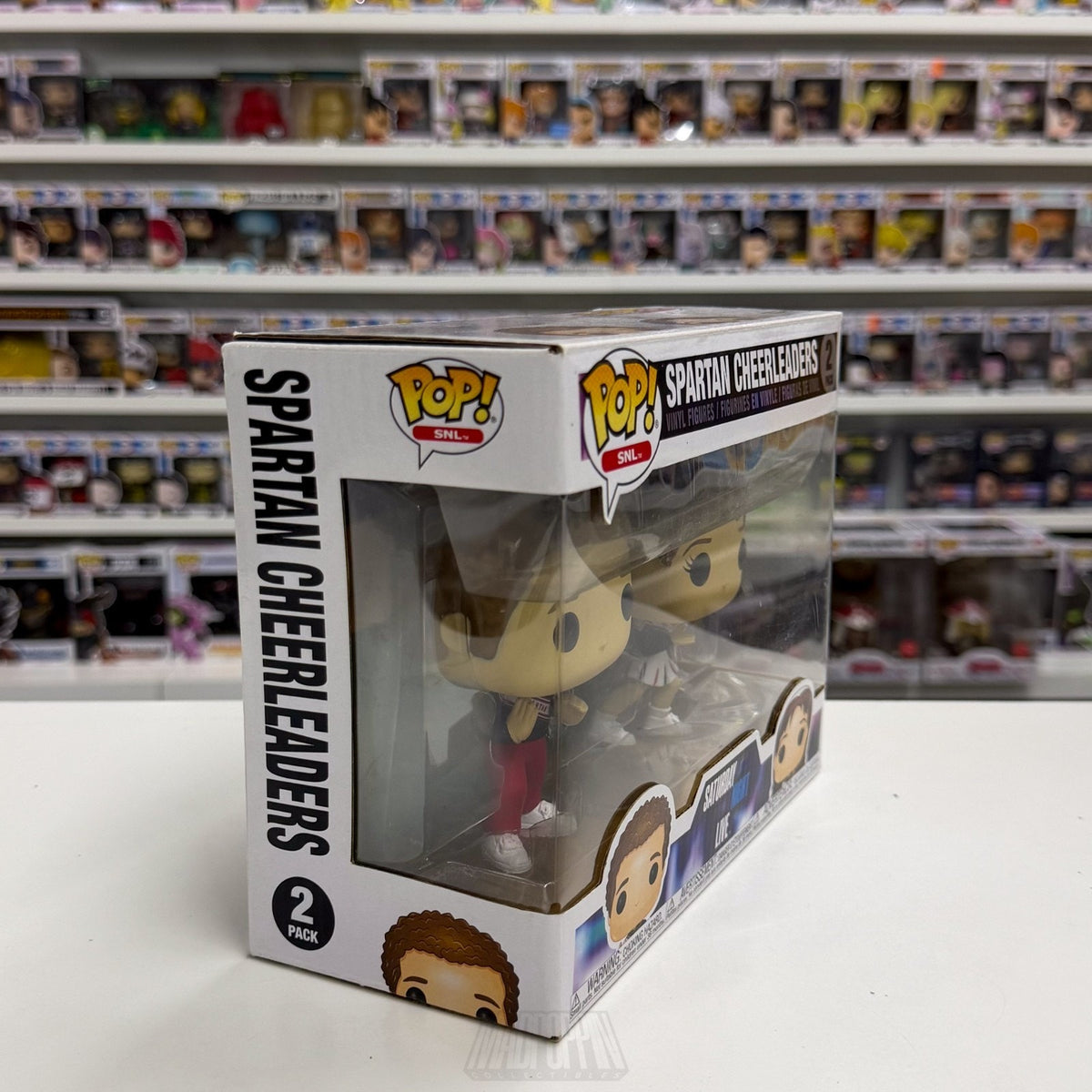 Funko Pop SNL Spartan Cheerleaders Spartan Cheerleaders 2 Pack Toy Vinyl Figure
