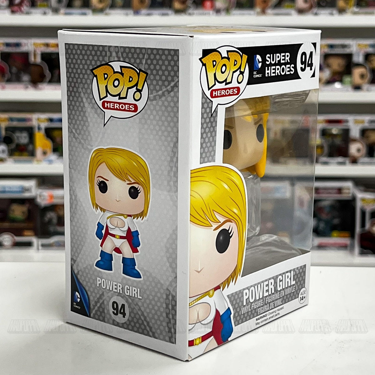 Funko Pop Heroes DC Super Heroes Power Girl 94 Vinyl Figure Collectible New