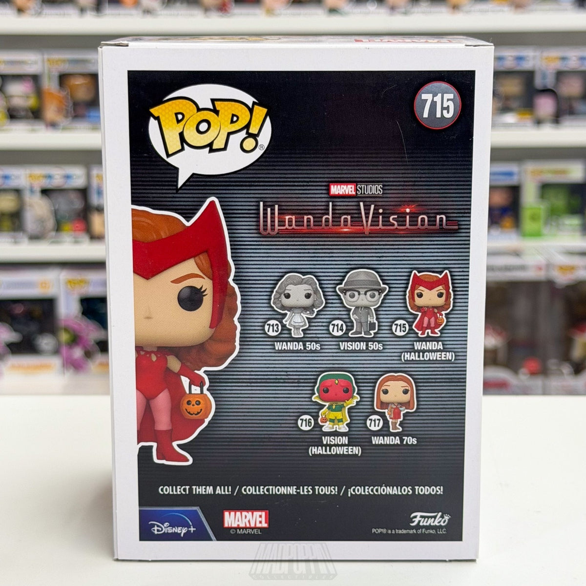 Funko Pop Marvel WandaVision Halloween Wanda 715 MCU Scarlet Witch Vinyl Figure