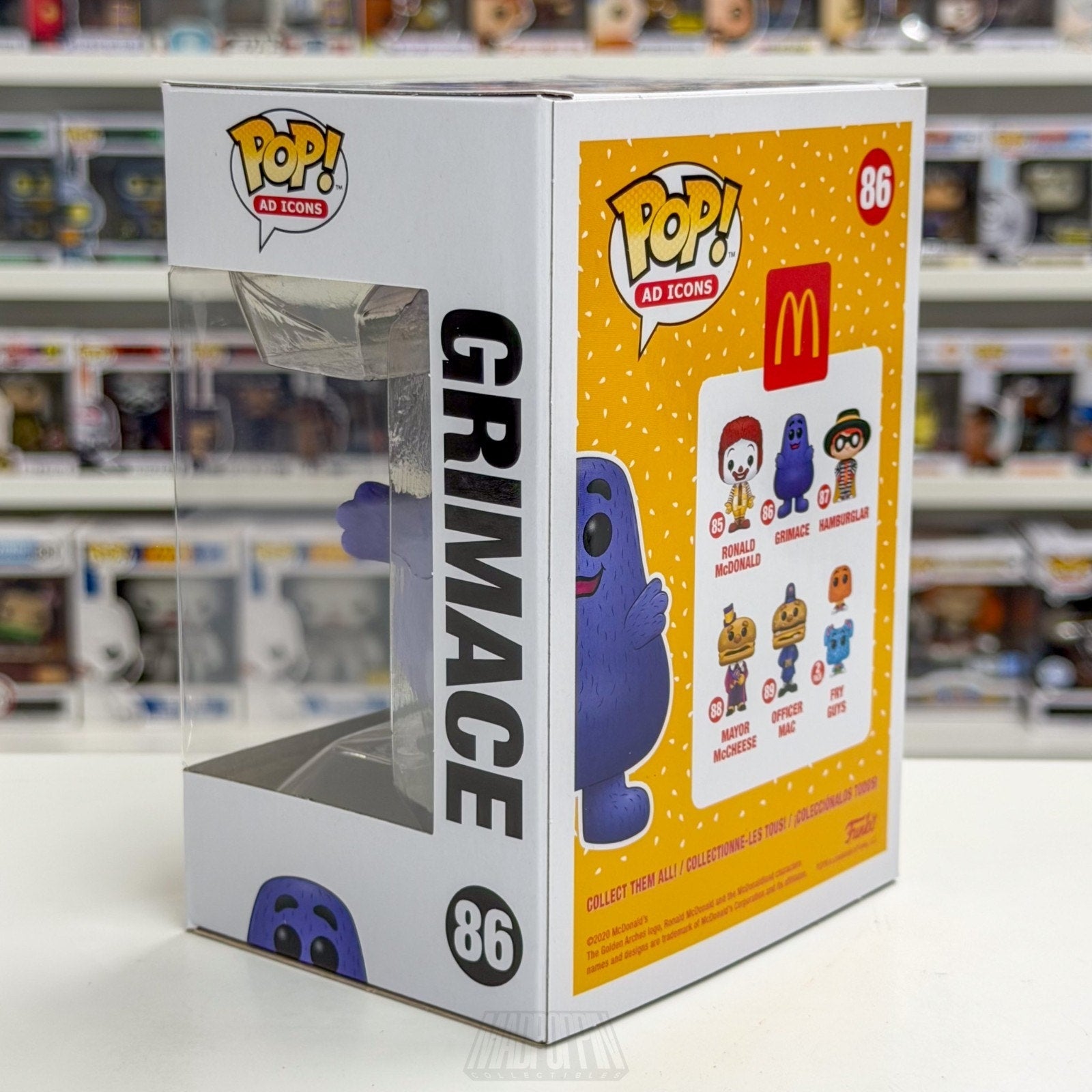 Funko Pop Ad Icons McDonalds Grimace 86 Burger Fast Food Restaurant Vinyl Figure