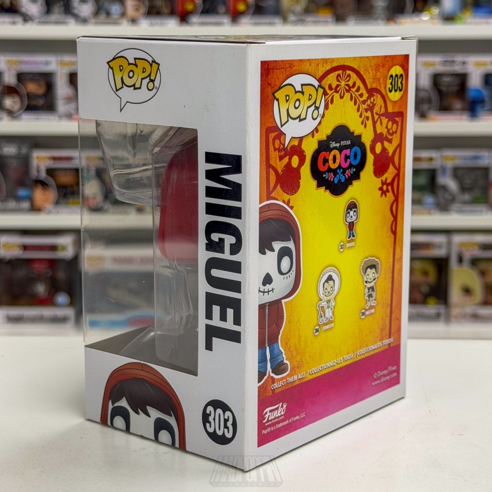 Funko Pop Disney Pixar Coco Miguel 303 Animation Día de los Muertos Vinyl Figure