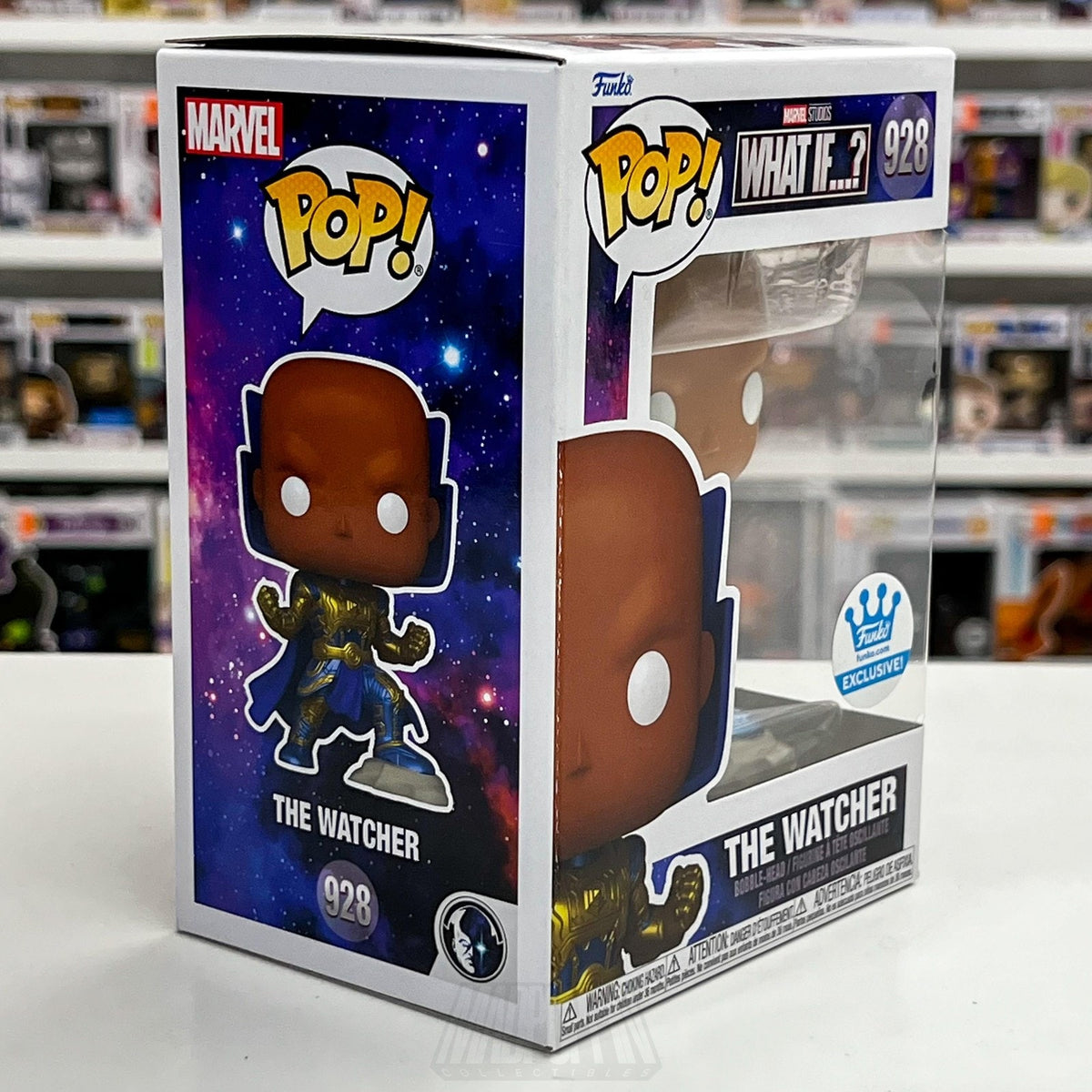 Funko Pop Marvel What If The Watcher #928 Funko Shop Exclusive Vinyl Bobble-Head