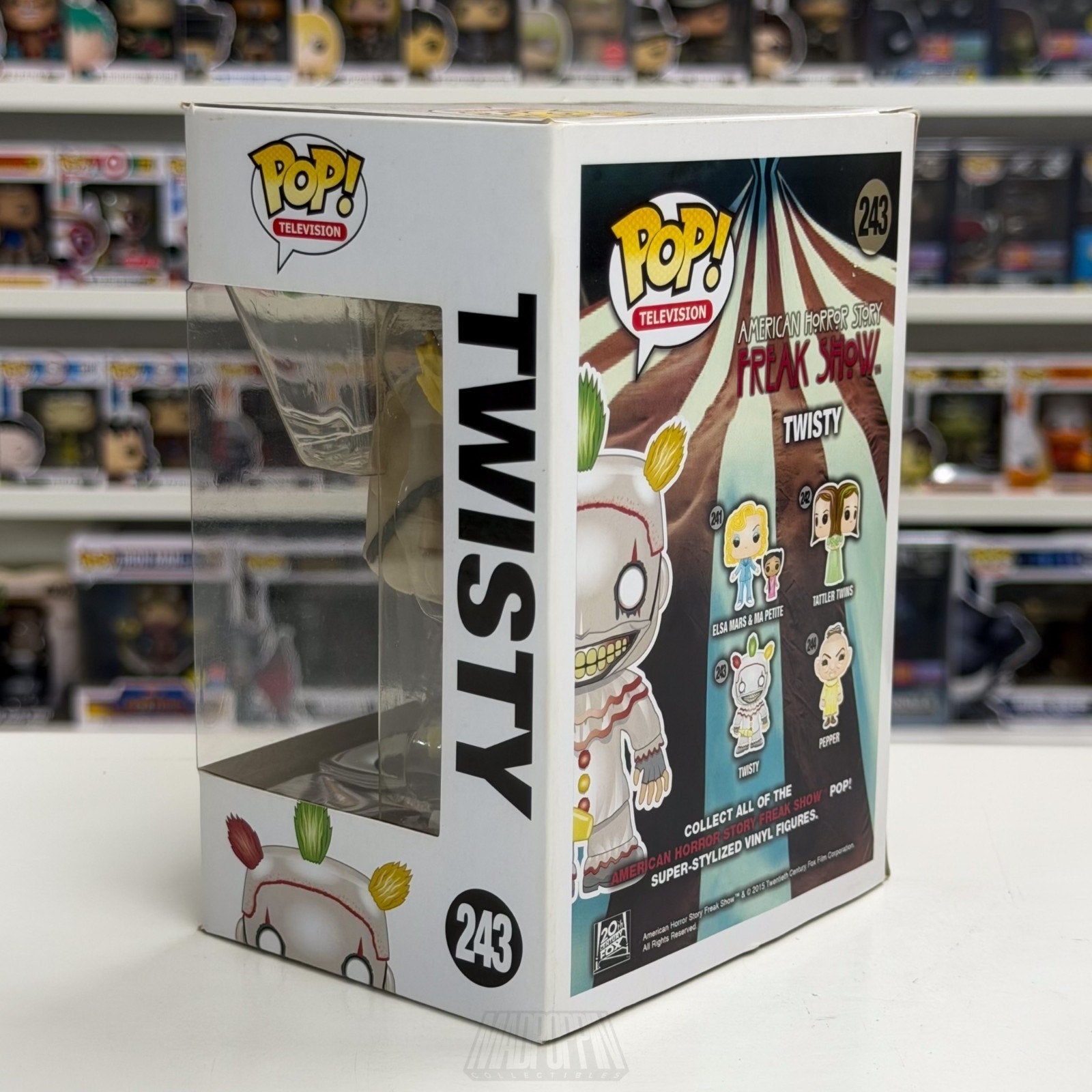 Funko Pop TV American Horror Story Freak Show Twisty 243 AHS Clown Vinyl Figure