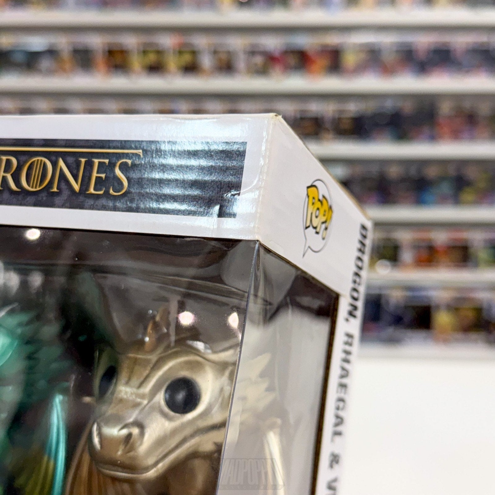 Funko Pop TV Game of Thrones Drogon Rhaegal Viserion GameStop 3 Pack Toy Figure