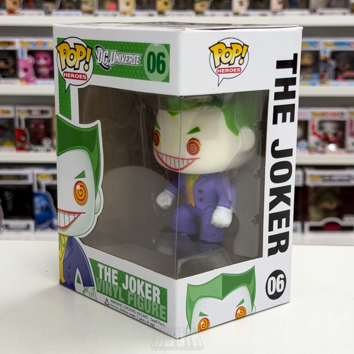 Funko Pop DC Universe The Joker Big Large Font 06 Batman Gotham Villain Figure