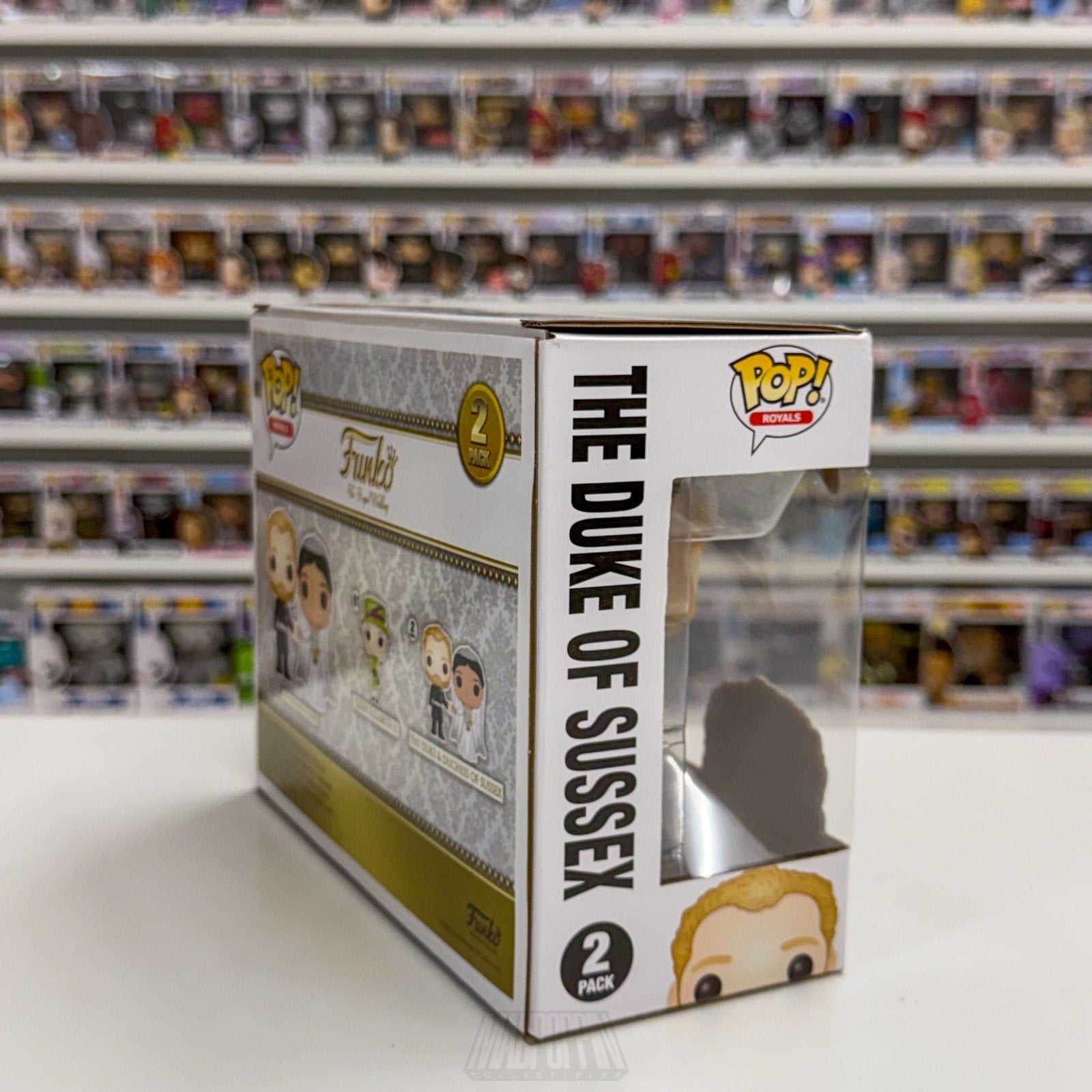 Funko Pop Royals Duke Duchess of Sussex Prince Harry Meghan Markle 2 Pack Figure