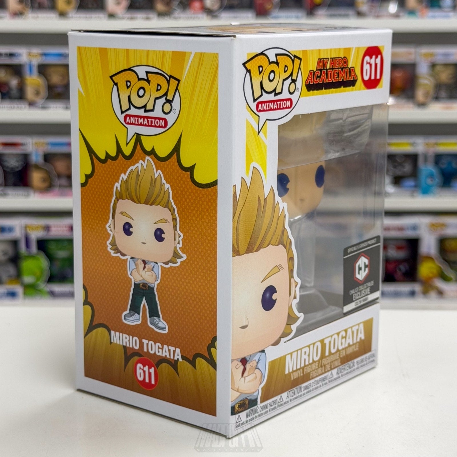 Funko Pop Anime My Hero Academia Mirio Togata Chalice 611 Manga Toy Vinyl Figure
