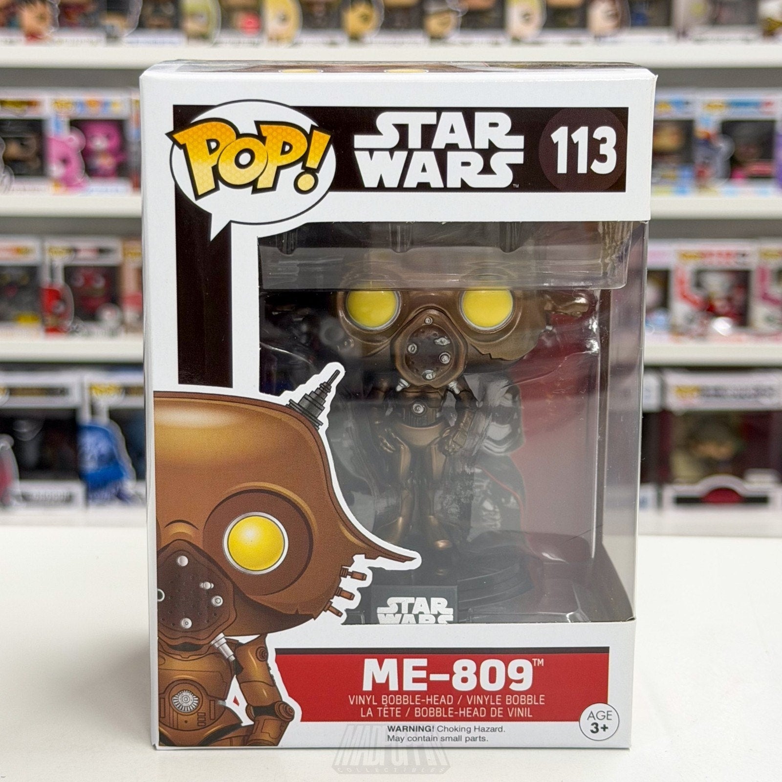 Funko Pop Star Wars The Force Awakens ME-809 113 Protocol Droid Toy Vinyl Figure