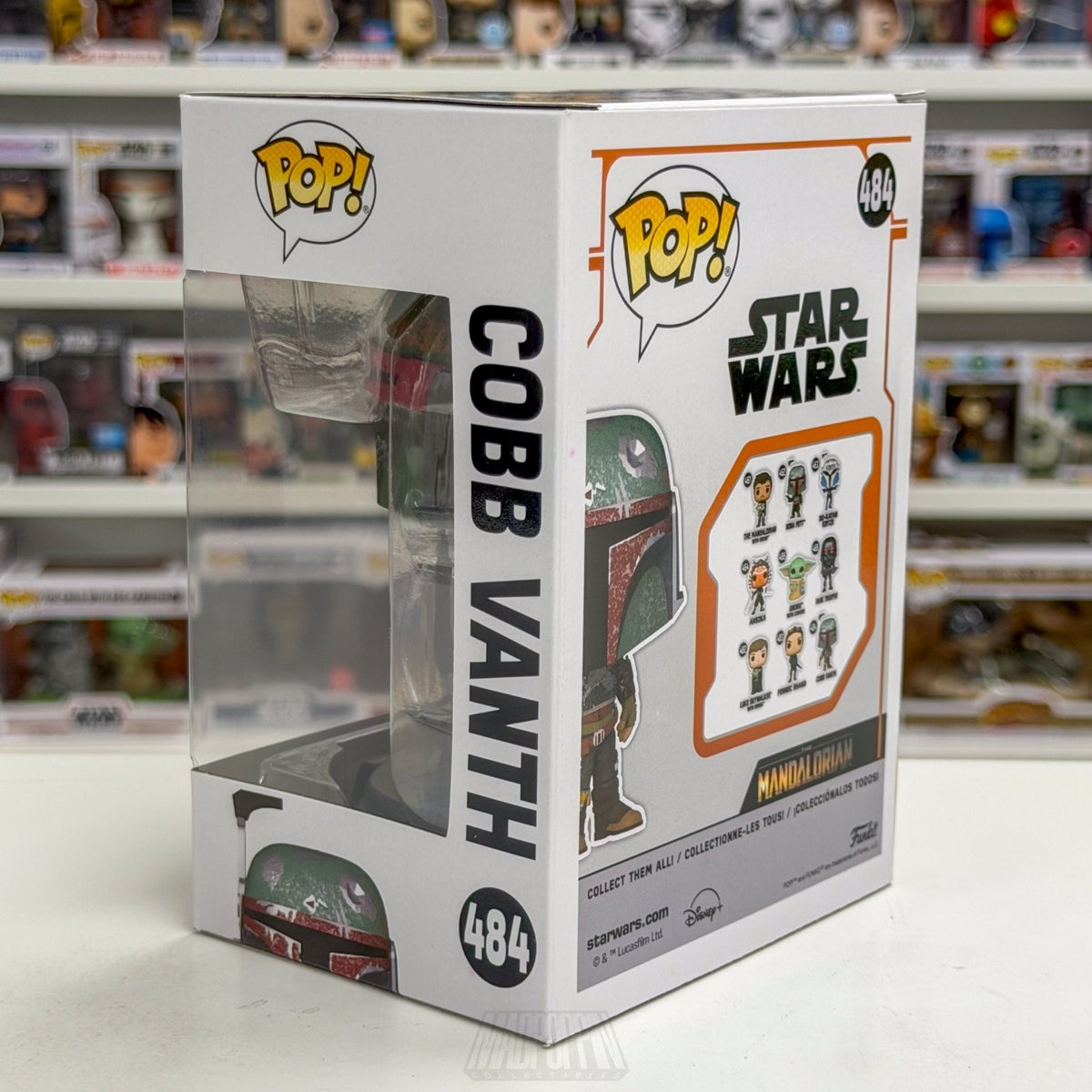 Funko Pop Star Wars Mandalorian Cobb Vanth 484 Sheriff Marshal Toy Vinyl Figure