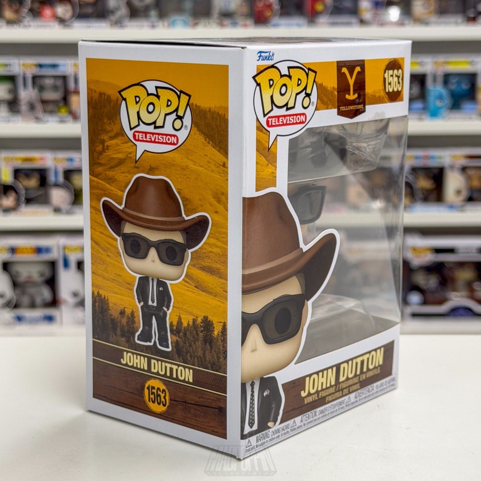 Funko Pop TV Yellowstone John Dutton 1563 Neo Western Drama Show Vinyl Figure