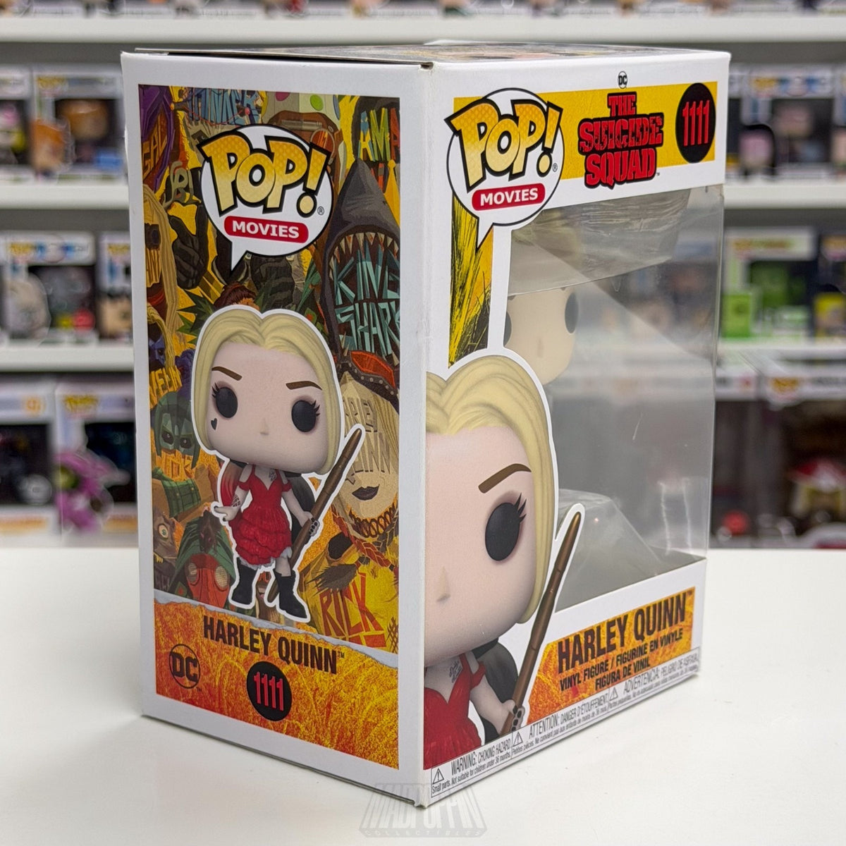 Funko Pop Movies Suicide Squad Harley Quinn Red Ripped Dress 1111 Vinyl Figure
