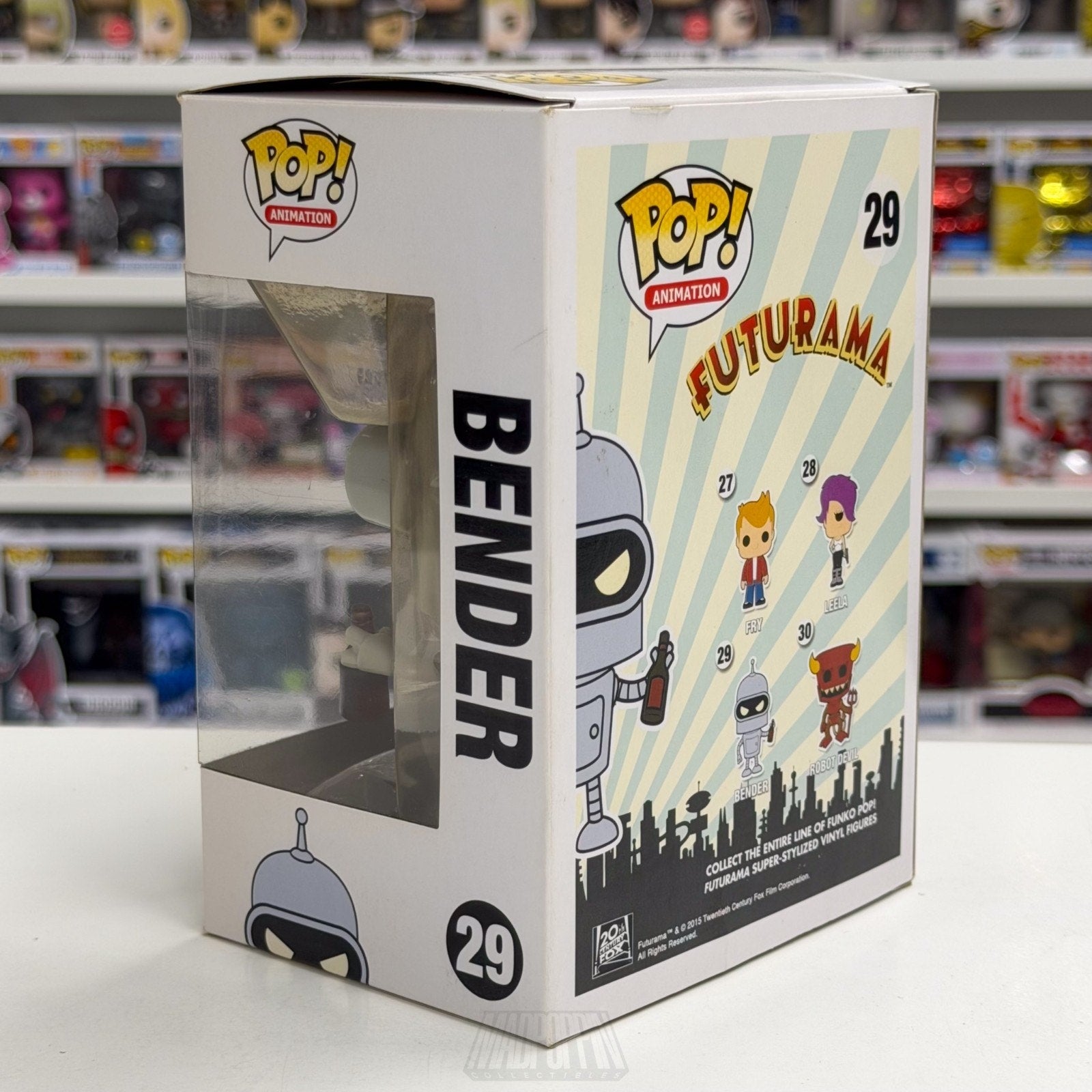 Funko Pop Animation Futurama Bender Bending Rodríguez 29 Robot Toy Vinyl Figure