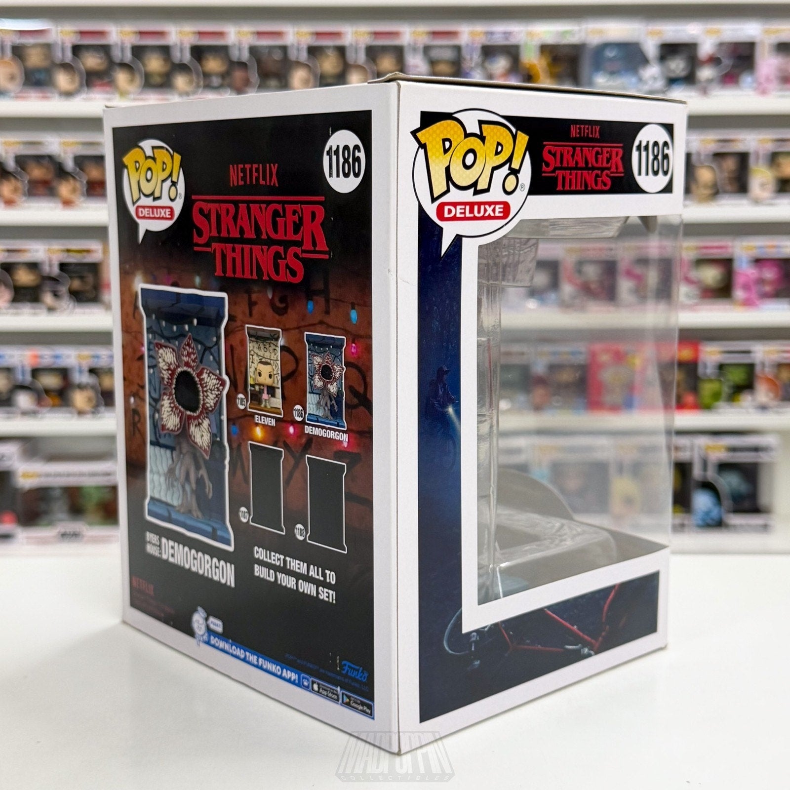Funko Pop TV Deluxe Stranger Things Byers House Demogorgon Amazon 1186 Figure