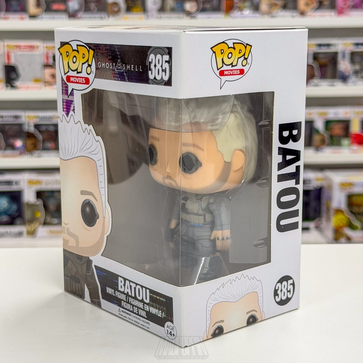 Funko Pop Movies Ghost in the Shell Batou 385 Cyberpunk Action Toy Vinyl Figure