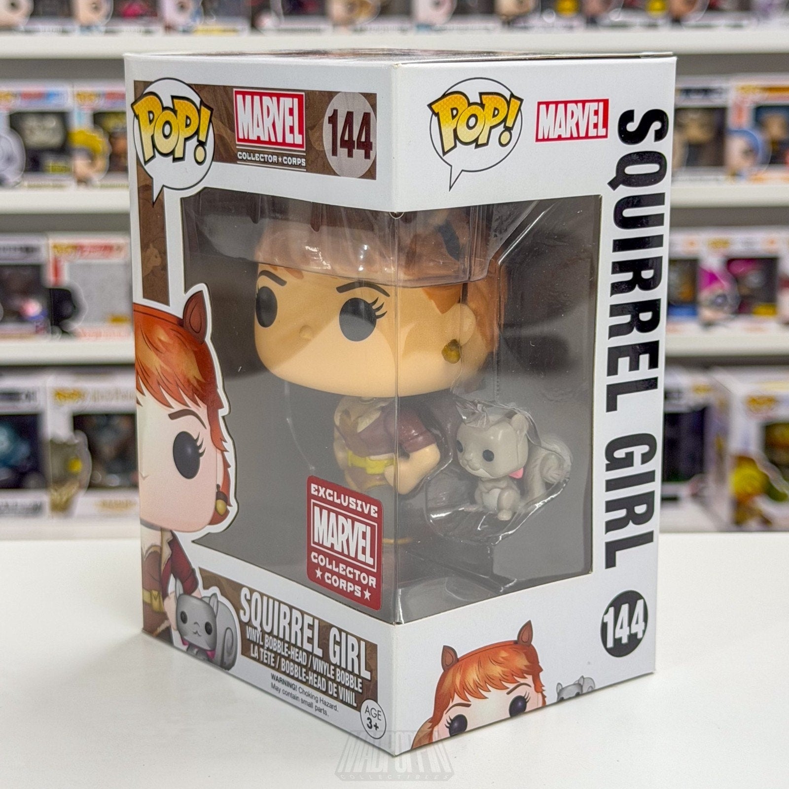 Funko Pop Marvel Collector Corps Squirrel Girl Doreen Green 144 Toy Vinyl Figure