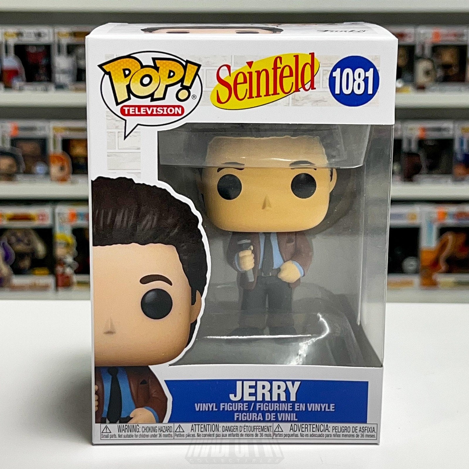 Funko Pop TV Seinfeld Jerry Doing Stand Up 1081 Comedy Sitcom Toy Vinyl Figure