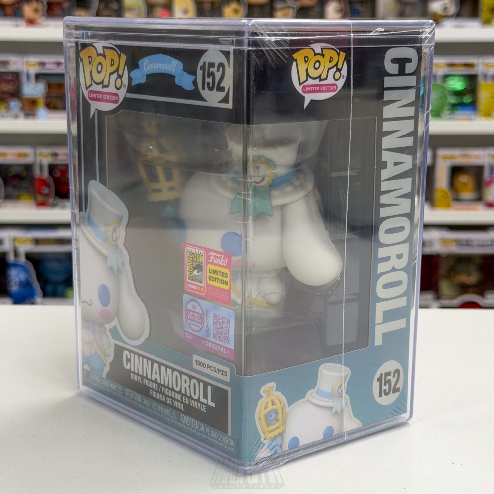Funko Pop Sanrio Cinnamoroll 152 SDCC 2026 LE 1500 PCS Kawaii Toy CON STICKER
