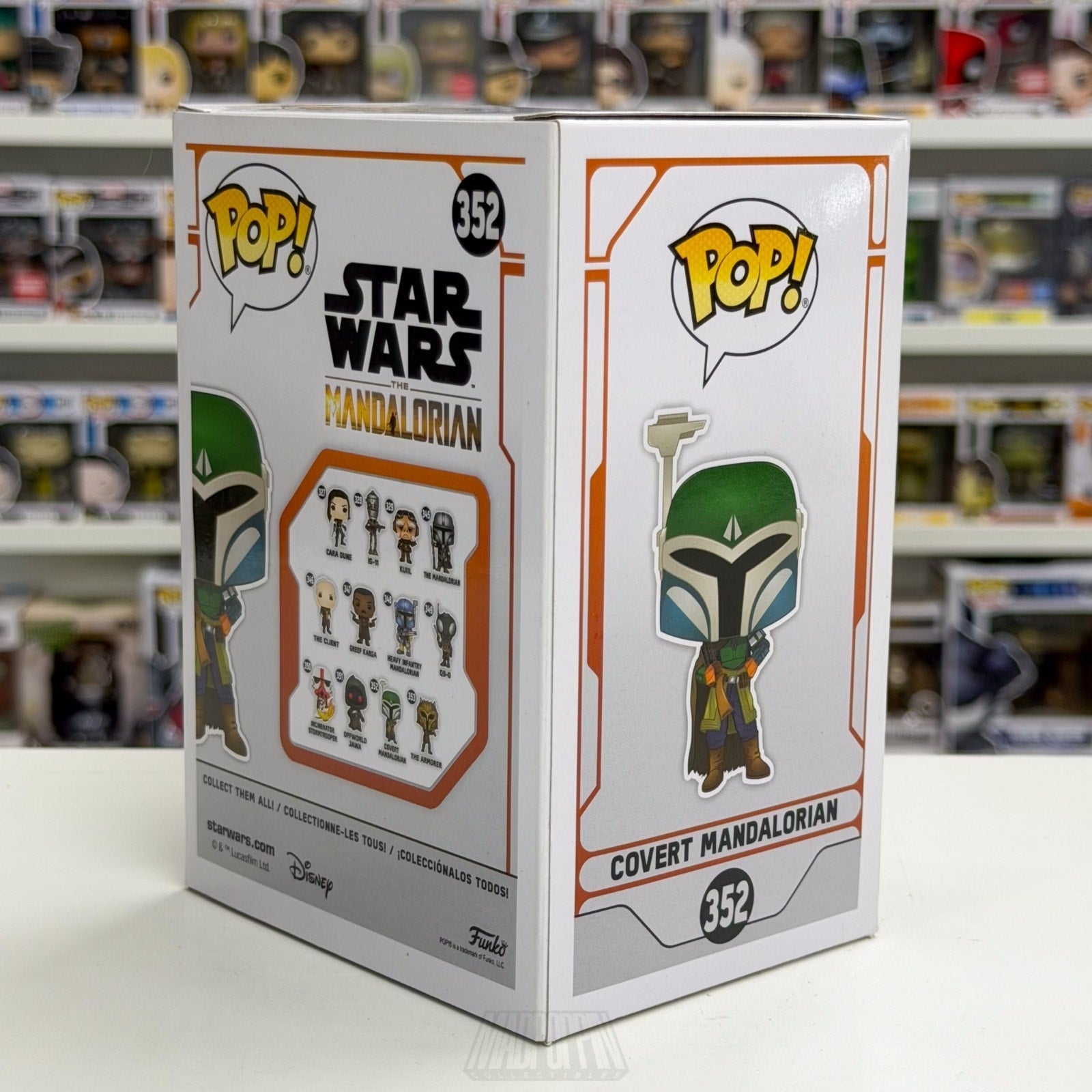 Funko Pop Star Wars Covert Mandalorian 352 Television Disney+ Toy Vinyl Figure