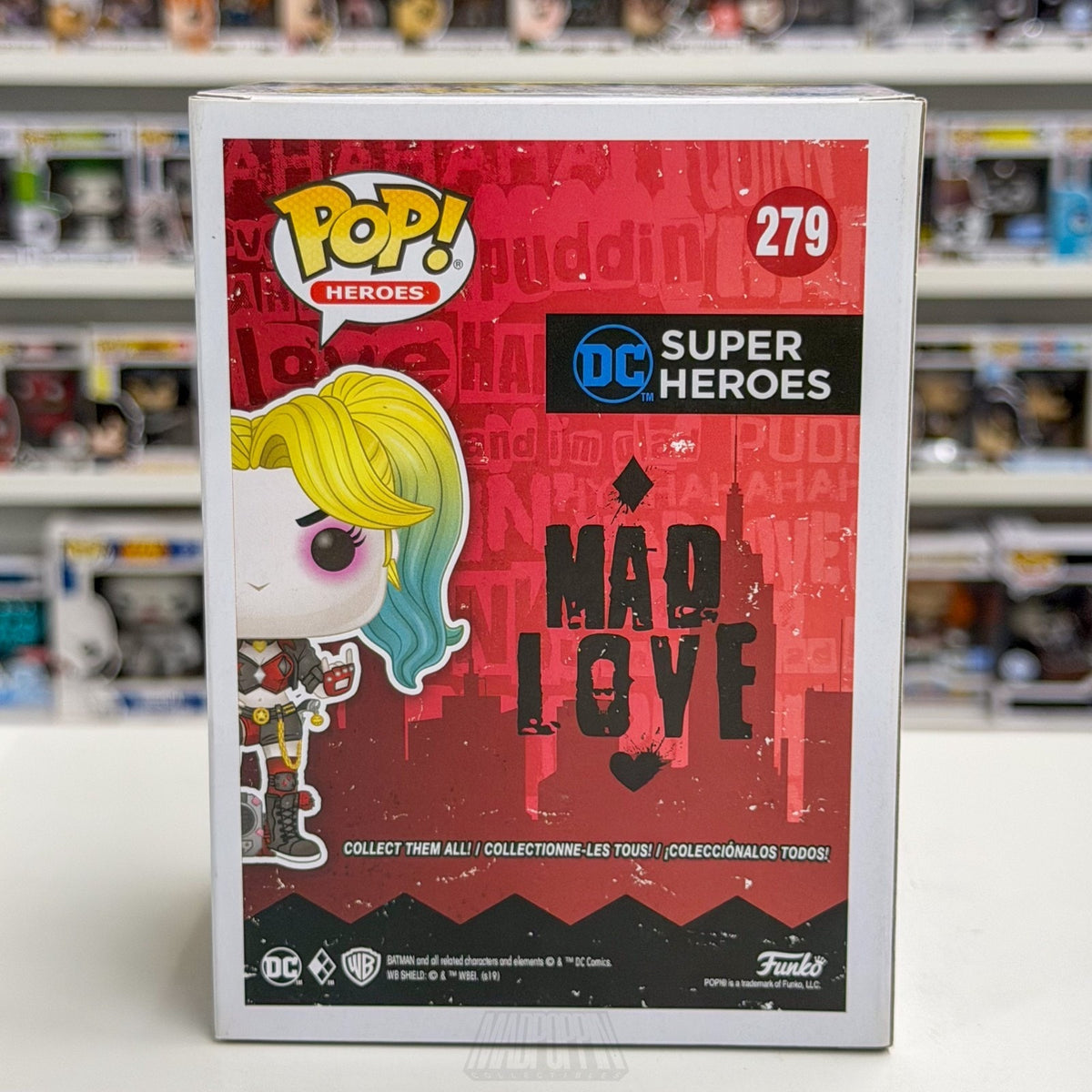 Funko Pop DC Boombox Suicide Squad Rebirth Harley Quinn PX 279 Toy Vinyl Figure
