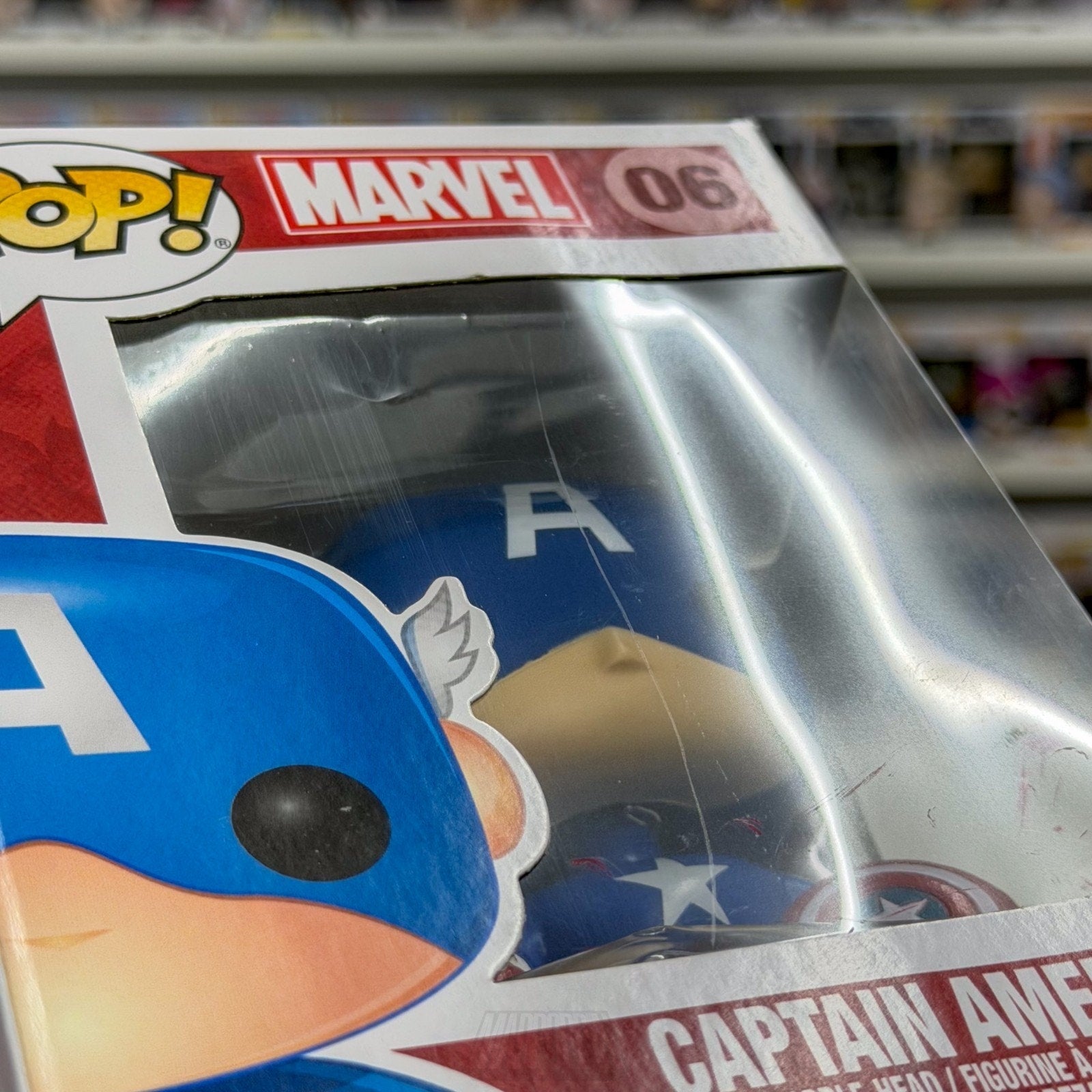 Funko Pop Marvel Captain America 06 Steve Rogers Super Soldier Toy Vinyl Figure