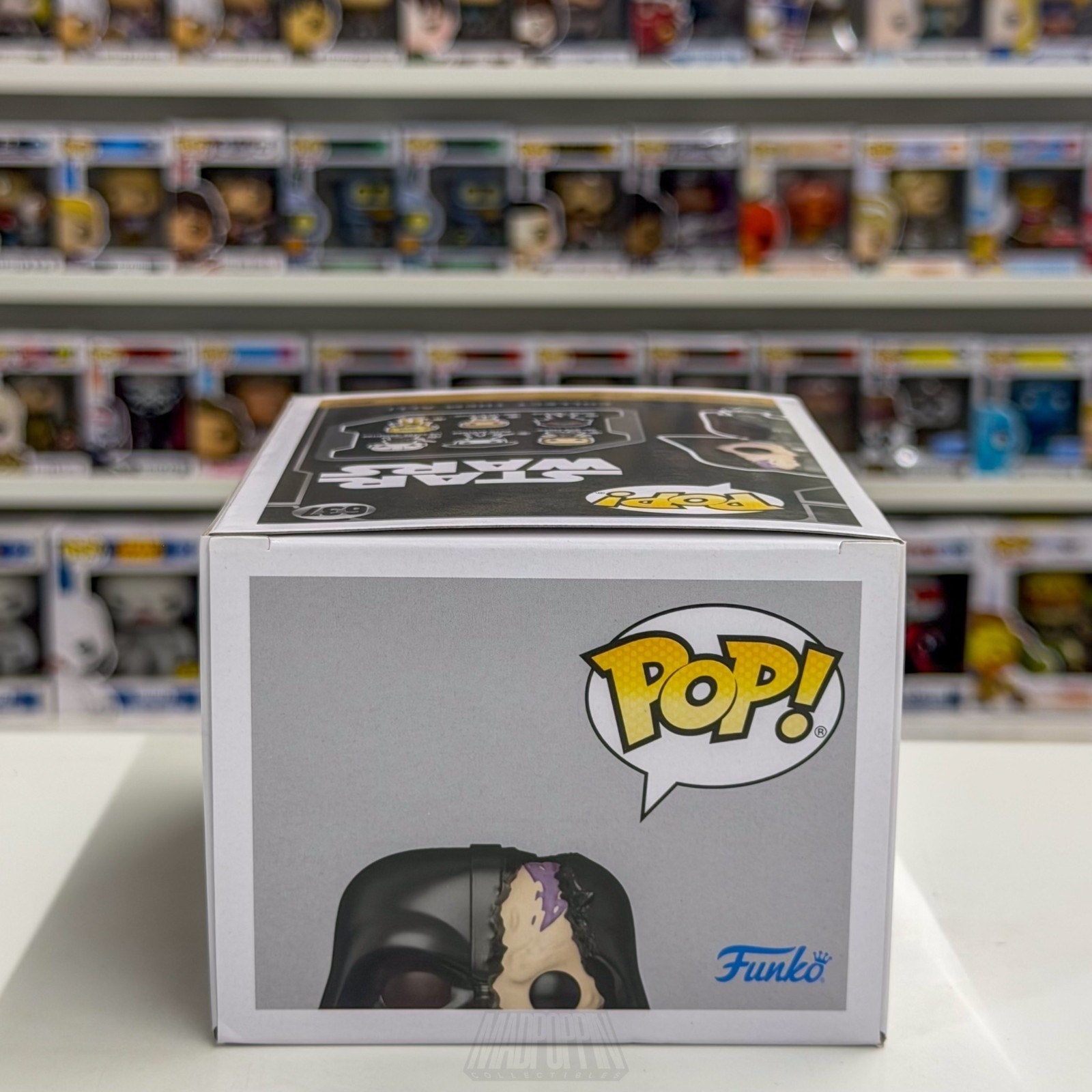 Funko Pop Star Wars Darth Vader Battle Damaged Walmart 637 Jedi Sith Toy Figure