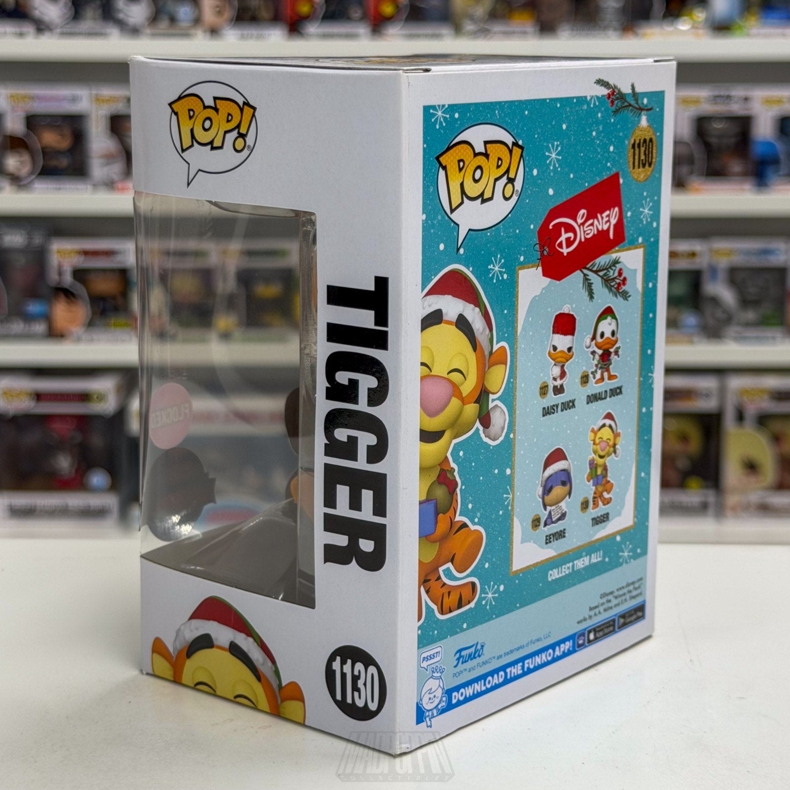 Funko Pop Disney Winnie the Pooh Tigger Flocked Santa Hat 1130 Toy Vinyl Figure