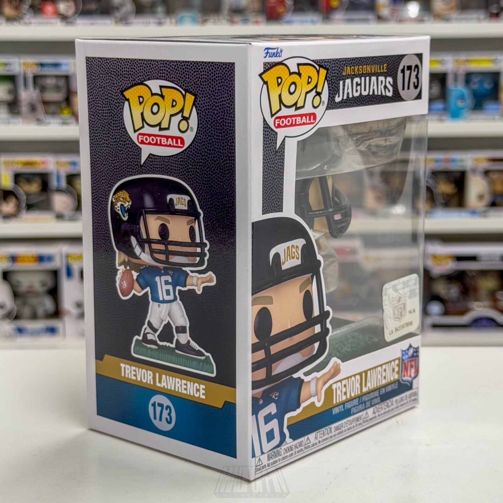 Funko Pop NFL Football Jacksonville Jaguars Trevor Lawrence 173 QB Vinyl Figure