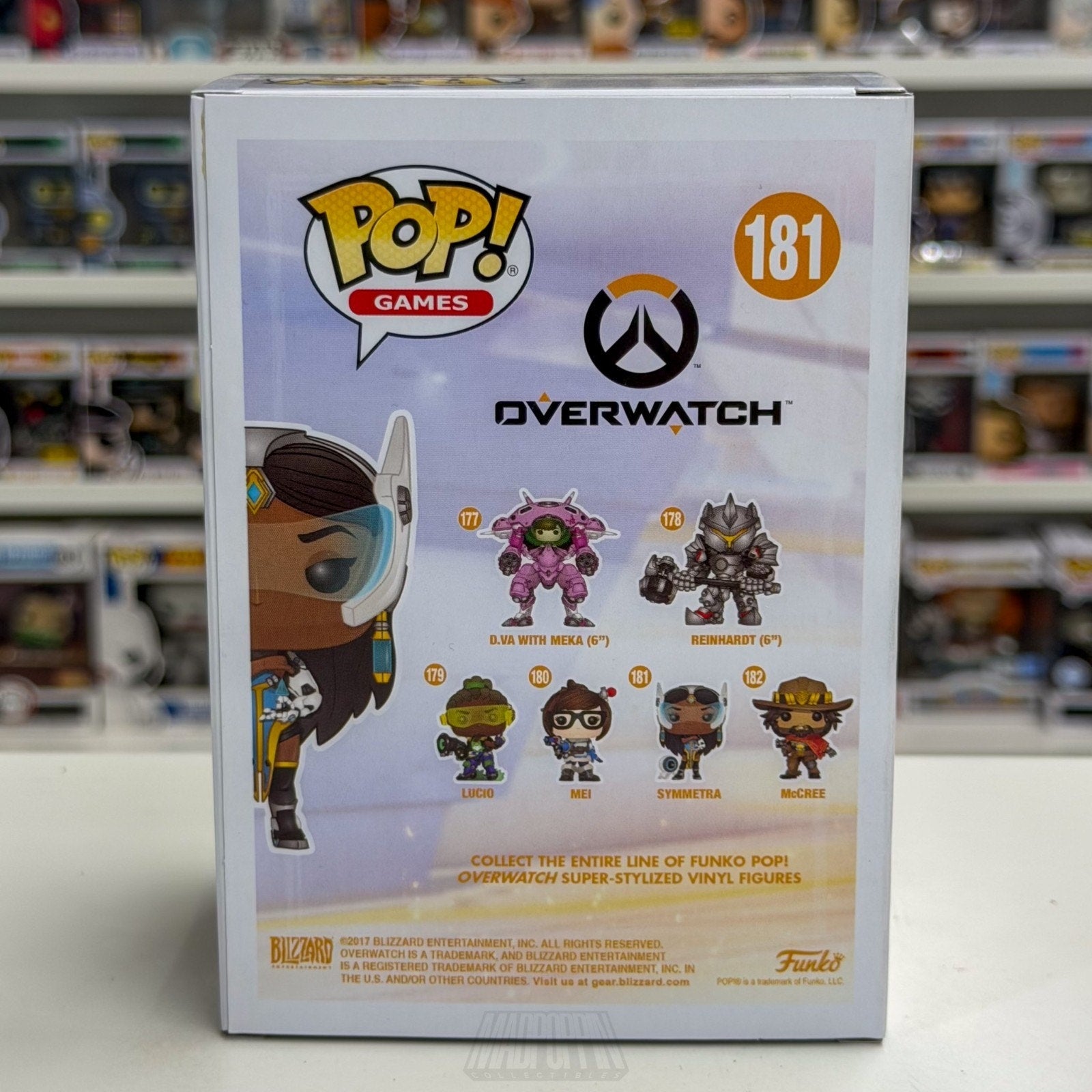 Funko Pop Video Games Overwatch Symmetra 181 Blizzard Entertainment Vinyl Figure