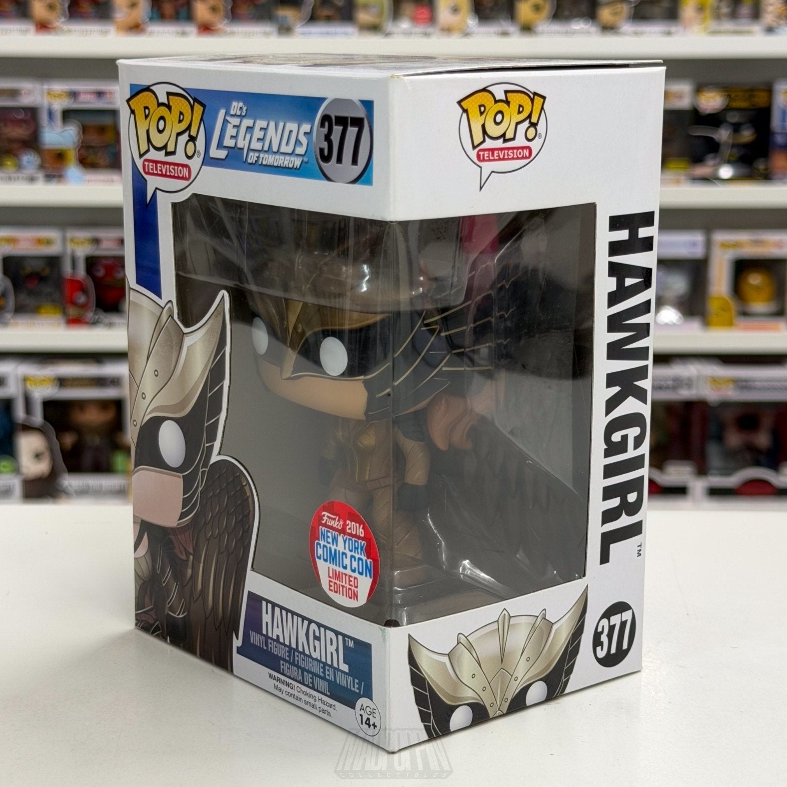 Funko Pop TV DC Legends of Tomorrow Hawkgirl NYCC 377 Egyptian Priestess Figure
