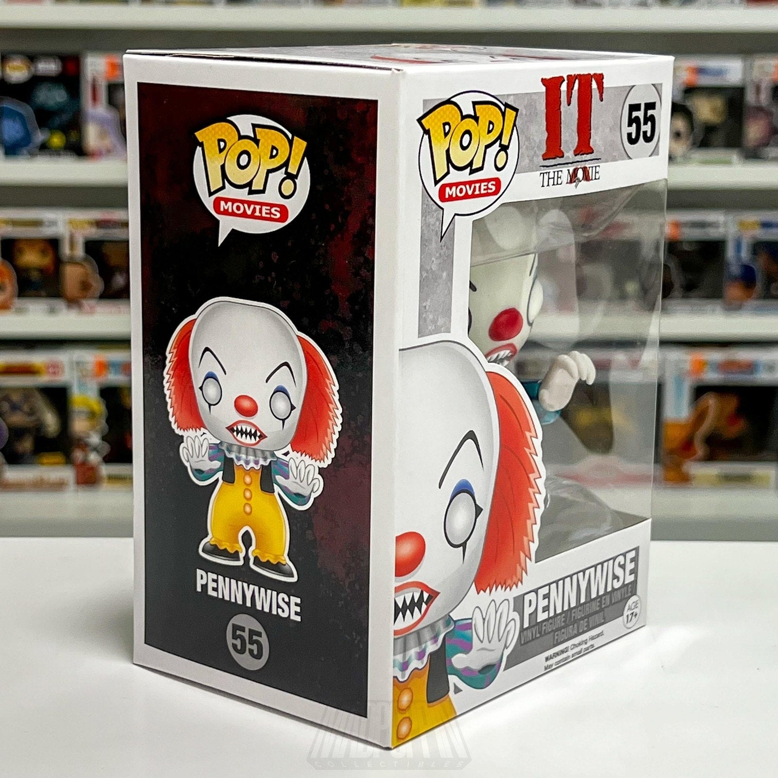 Funko Pop IT The Movie Pennywise Tim Curry 55 Alien Clown Horror Vinyl Figure