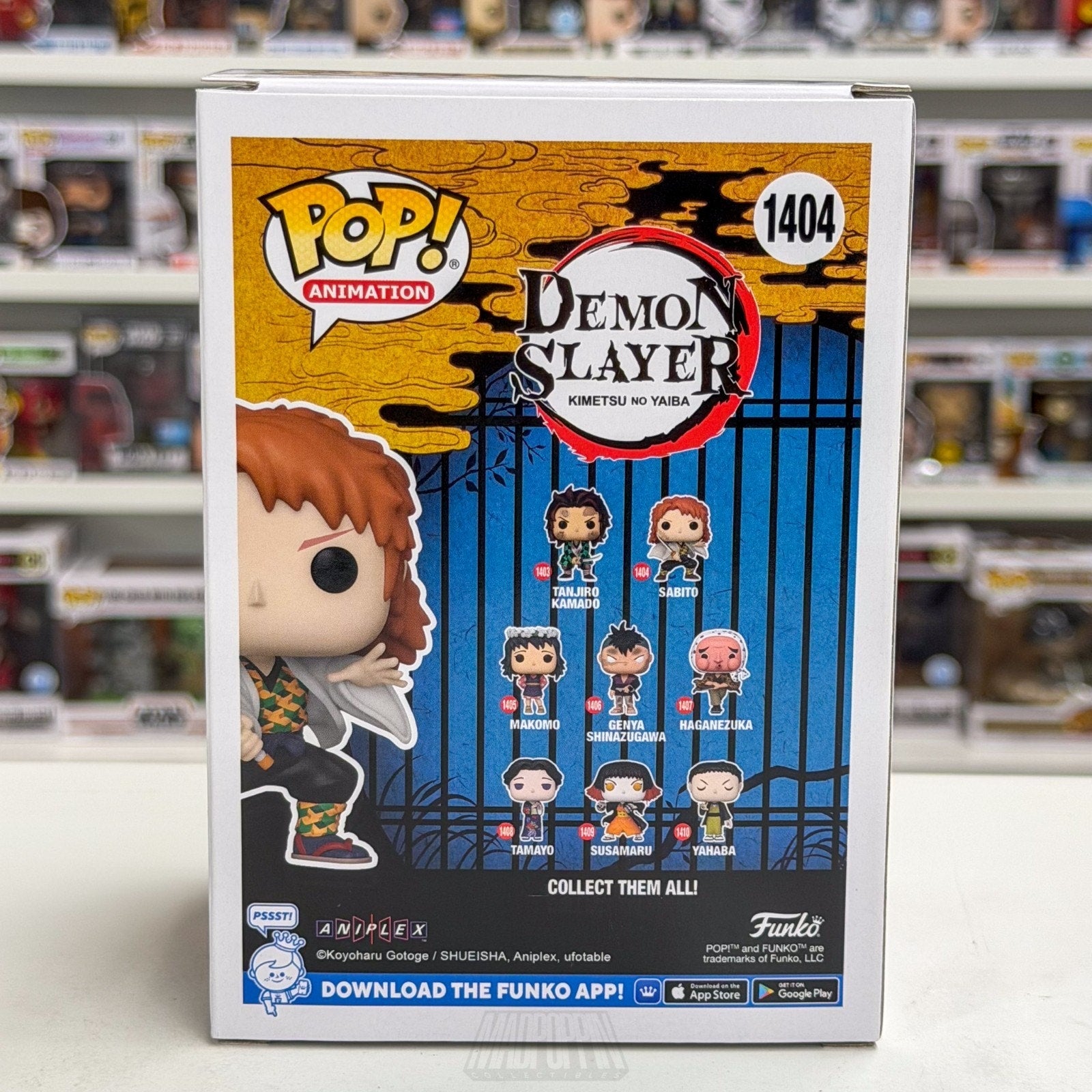 Funko Pop Anime Demon Slayer Kimetsu no Yaiba Sabito 1404 Japanese Manga Figure