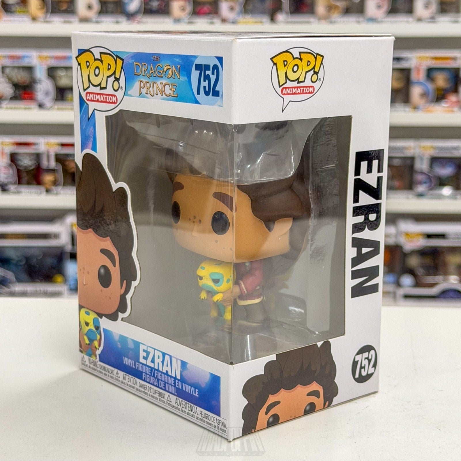 Funko Pop Animation The Dragon Prince Ezran 752 Netflix Fantasy Toy Vinyl Figure