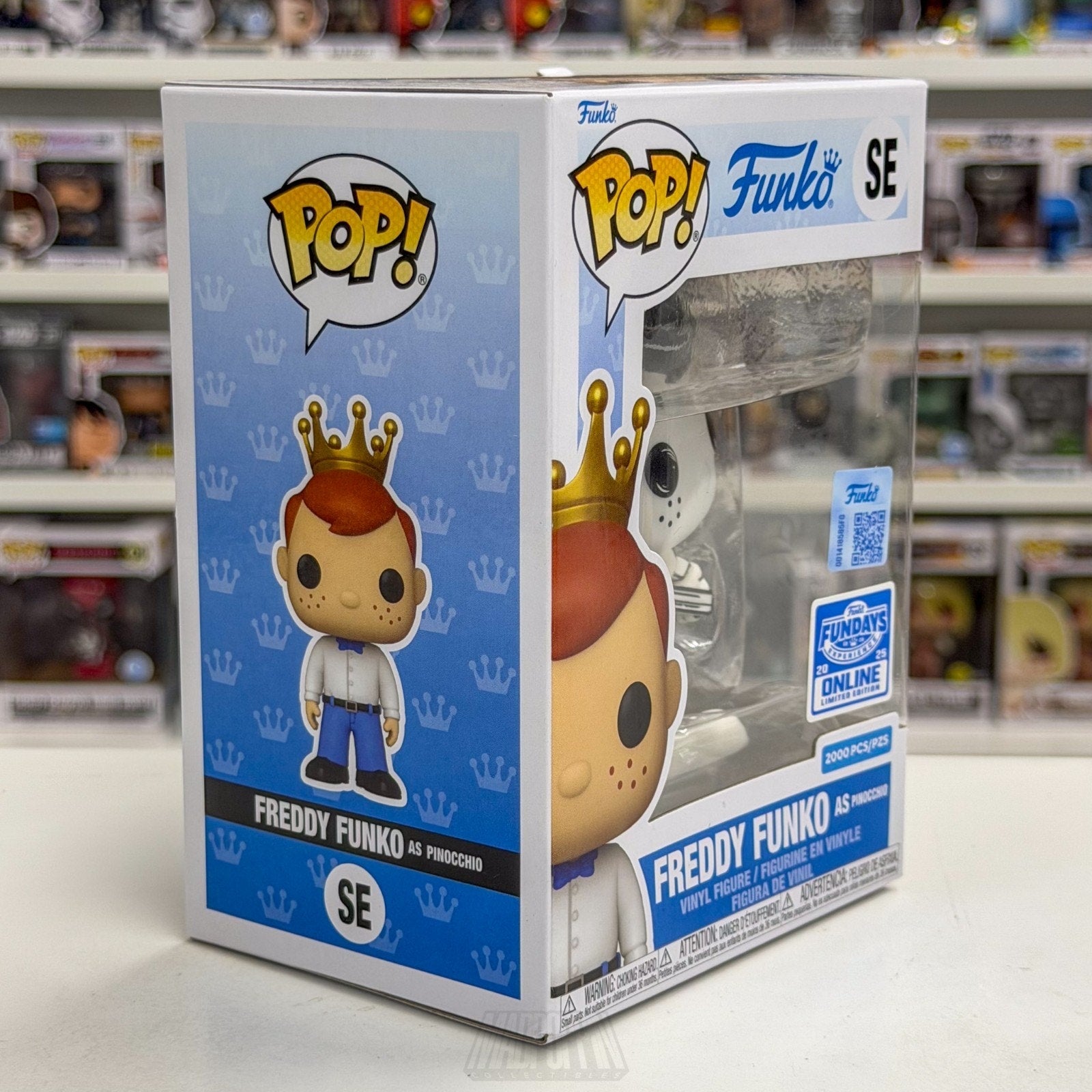 Funko Pop Fundays Experience Freddy as Pinocchio Sketched SE Disney Vinyl Figure