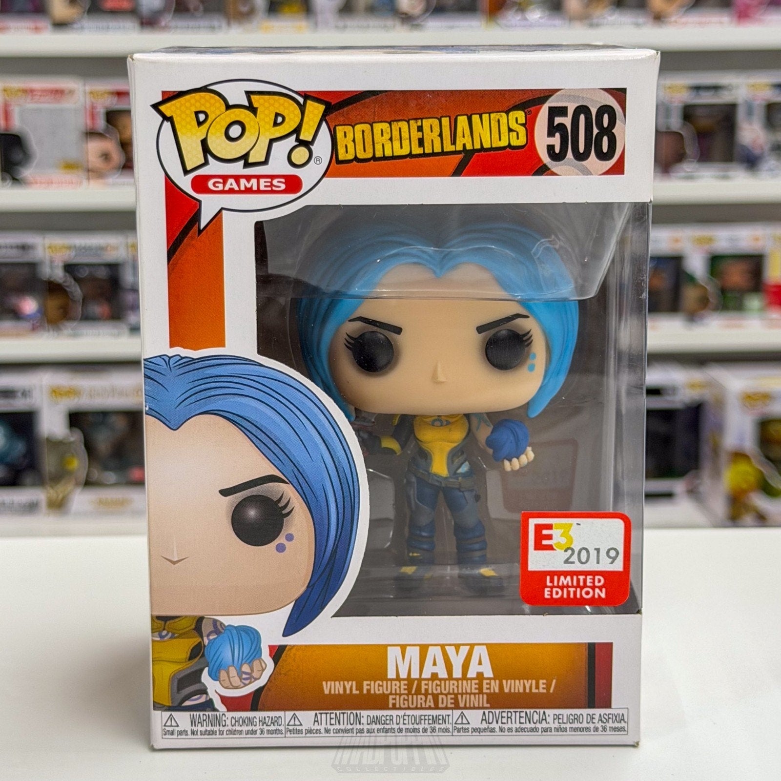 Funko Pop Games Borderlands Maya E3 Electronic Entertainment Expo 508 Toy Figure