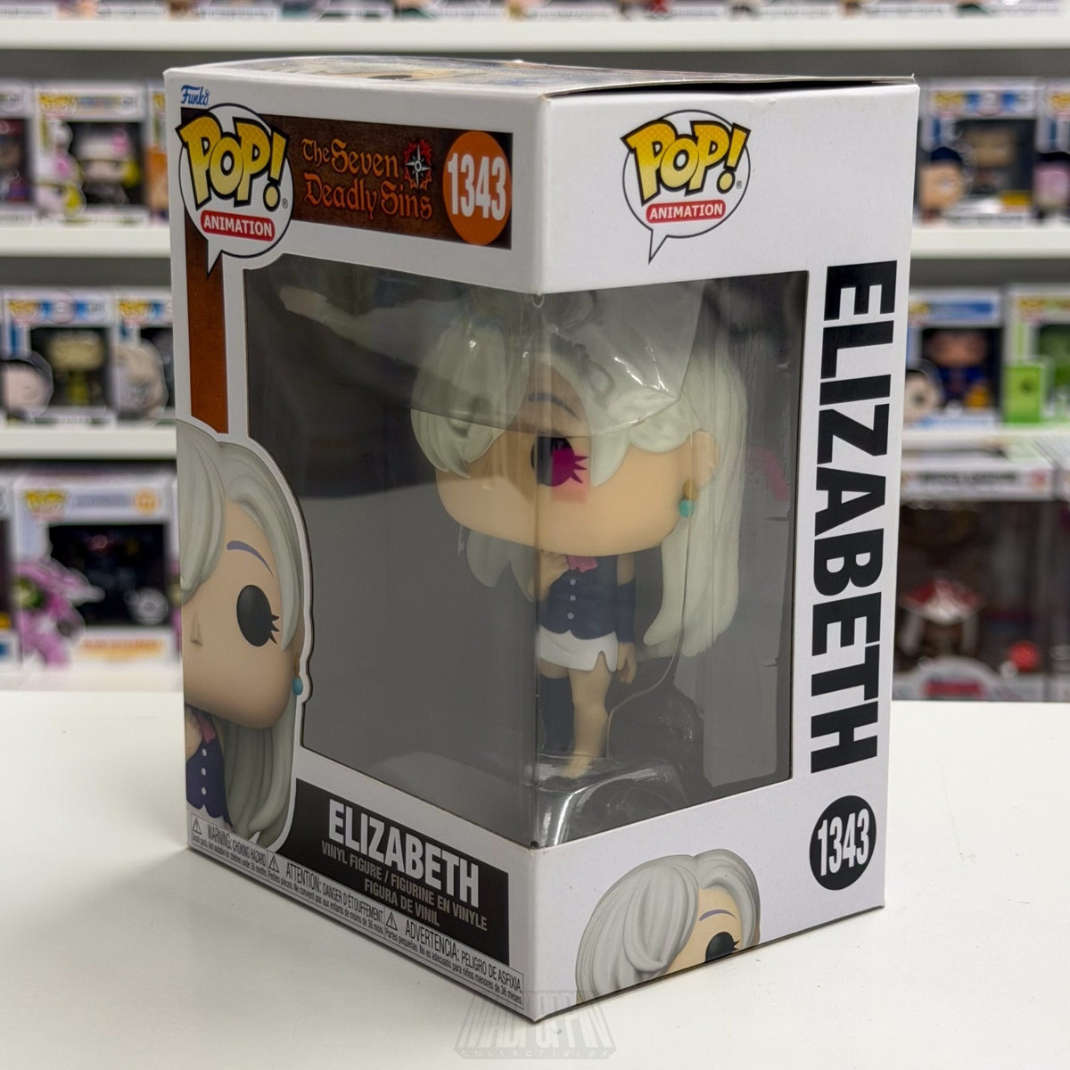 Funko Pop Anime Seven Deadly Sins Elizabeth Liones 1343 Japan Manga Vinyl Figure