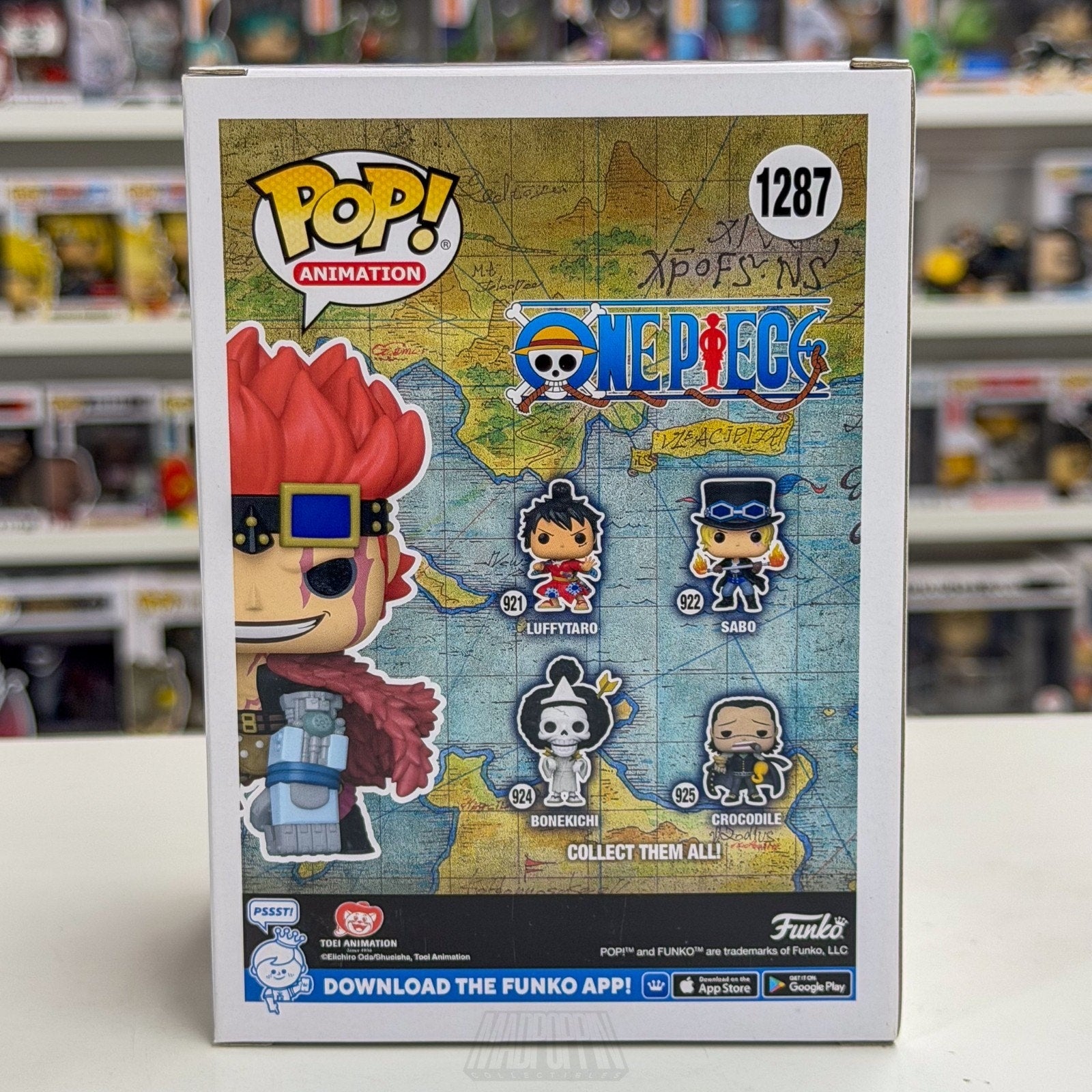 Funko Pop Anime One Piece Eustass Kid WonderCon 1287 Pirate RARE Vinyl Figure