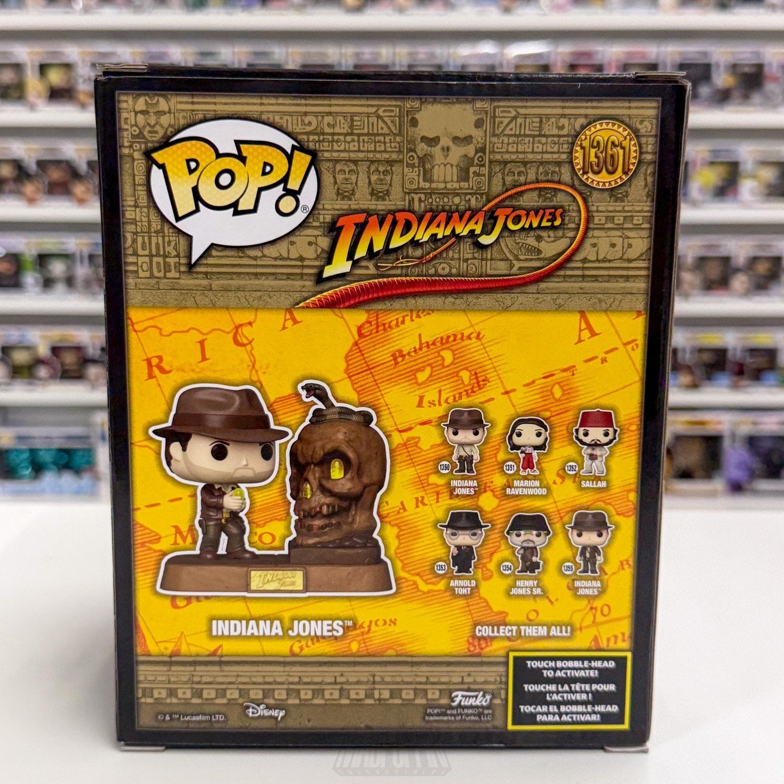 Funko Pop Movies Indiana Jones Sankara Altar Lights Sounds 1361 Toy Vinyl Figure