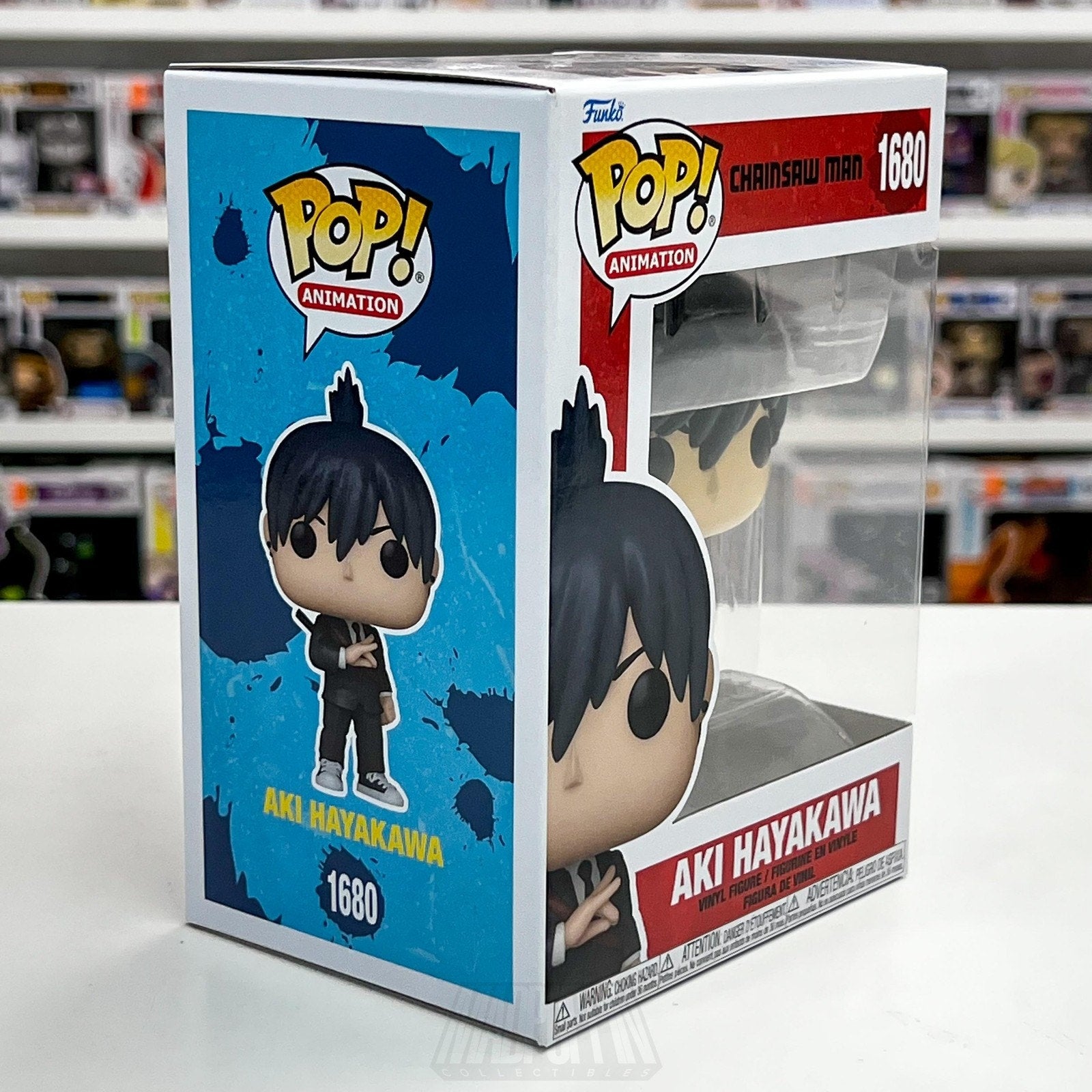 Funko Pop Anime Chainsaw Man Aki Hayakawa 1680 Japan Manga Hunter Vinyl Figure